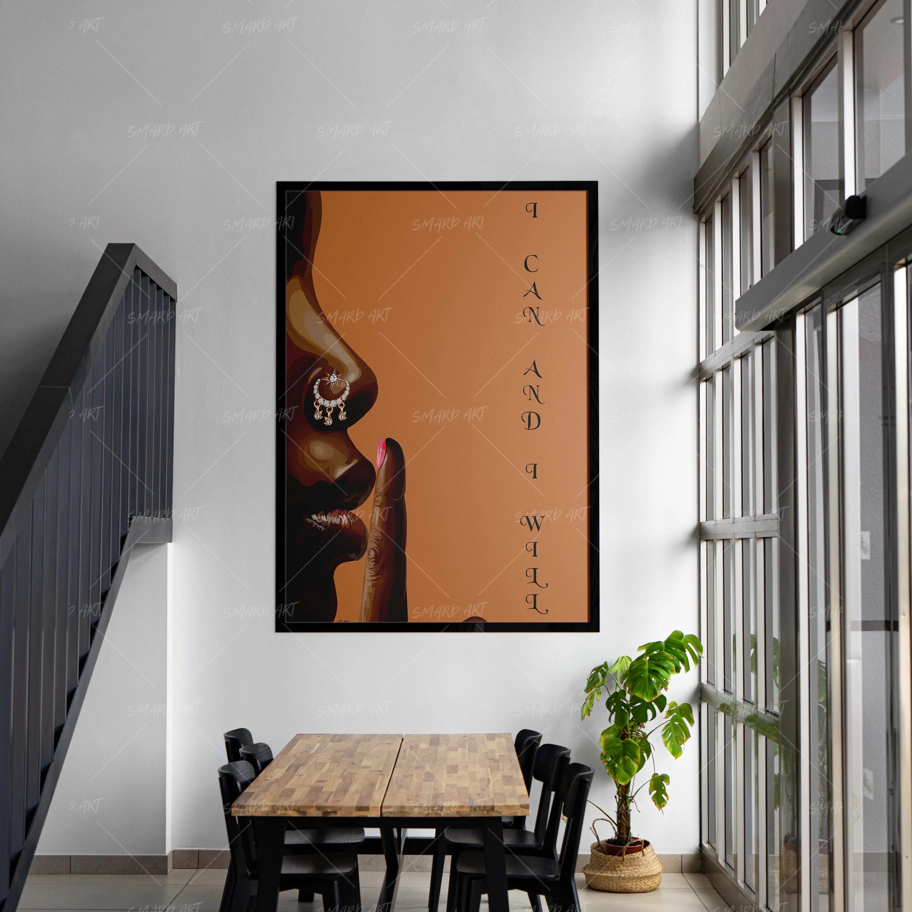 Centerprice-wall art print featuring decorative artistic design suitable for living rooms, offices, and schools by SmardArt. Elevate your space with Black wall art that speaks to culture, identity, and creativity. At Smard, we celebrate artistry made with melanin, bringing powerful and inspiring designs to life.