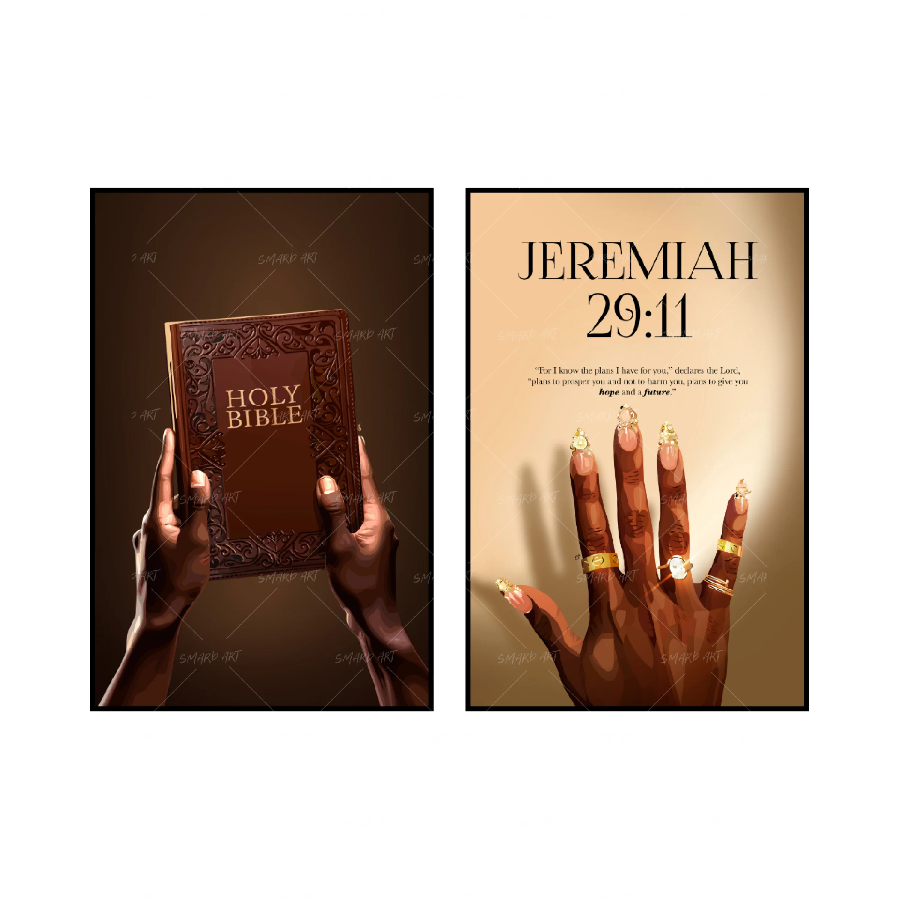 Art Print Bundle : Stand Firm + Plans To Prosper - Jeremiah 29:11