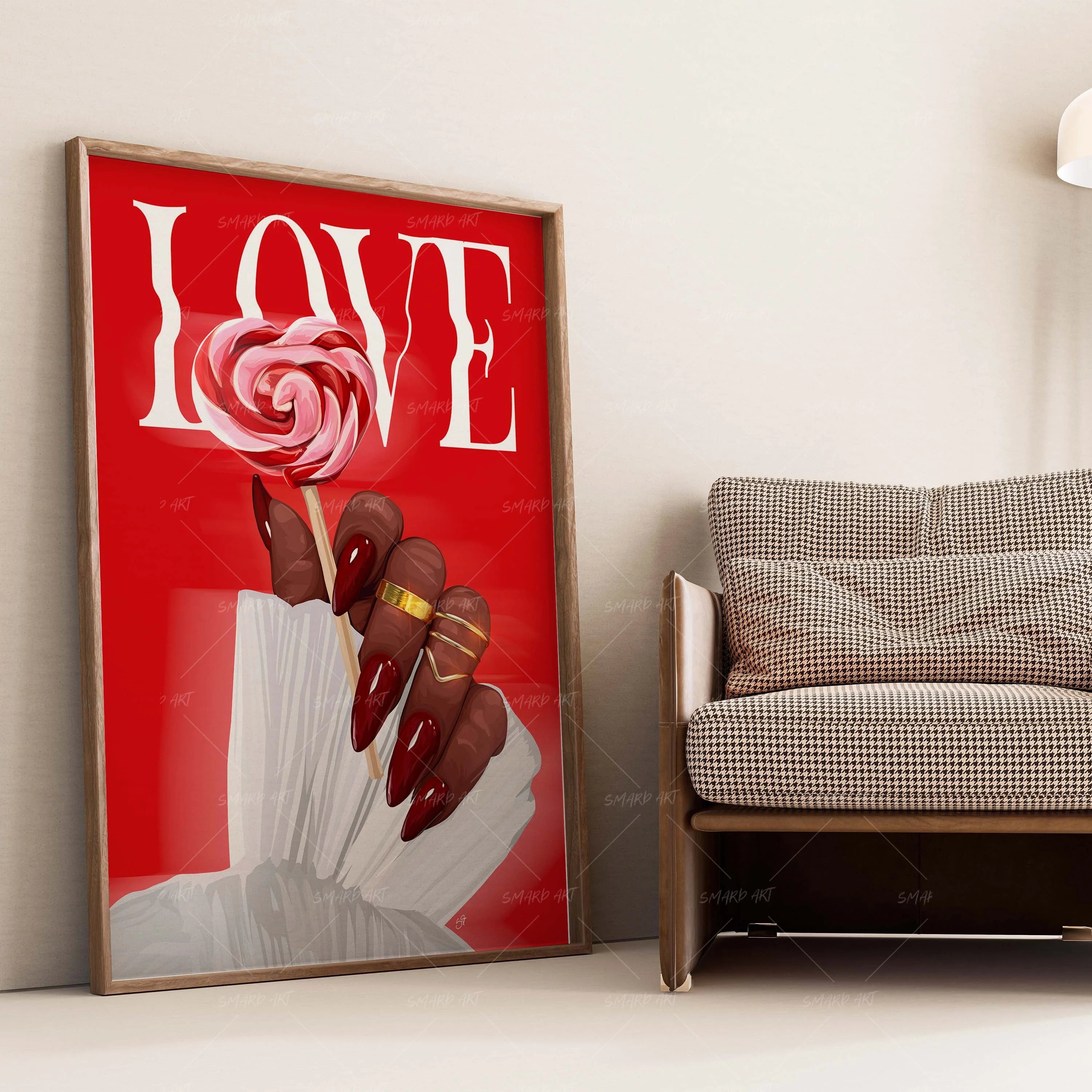 Sweetheart In Hand-Red-Smard