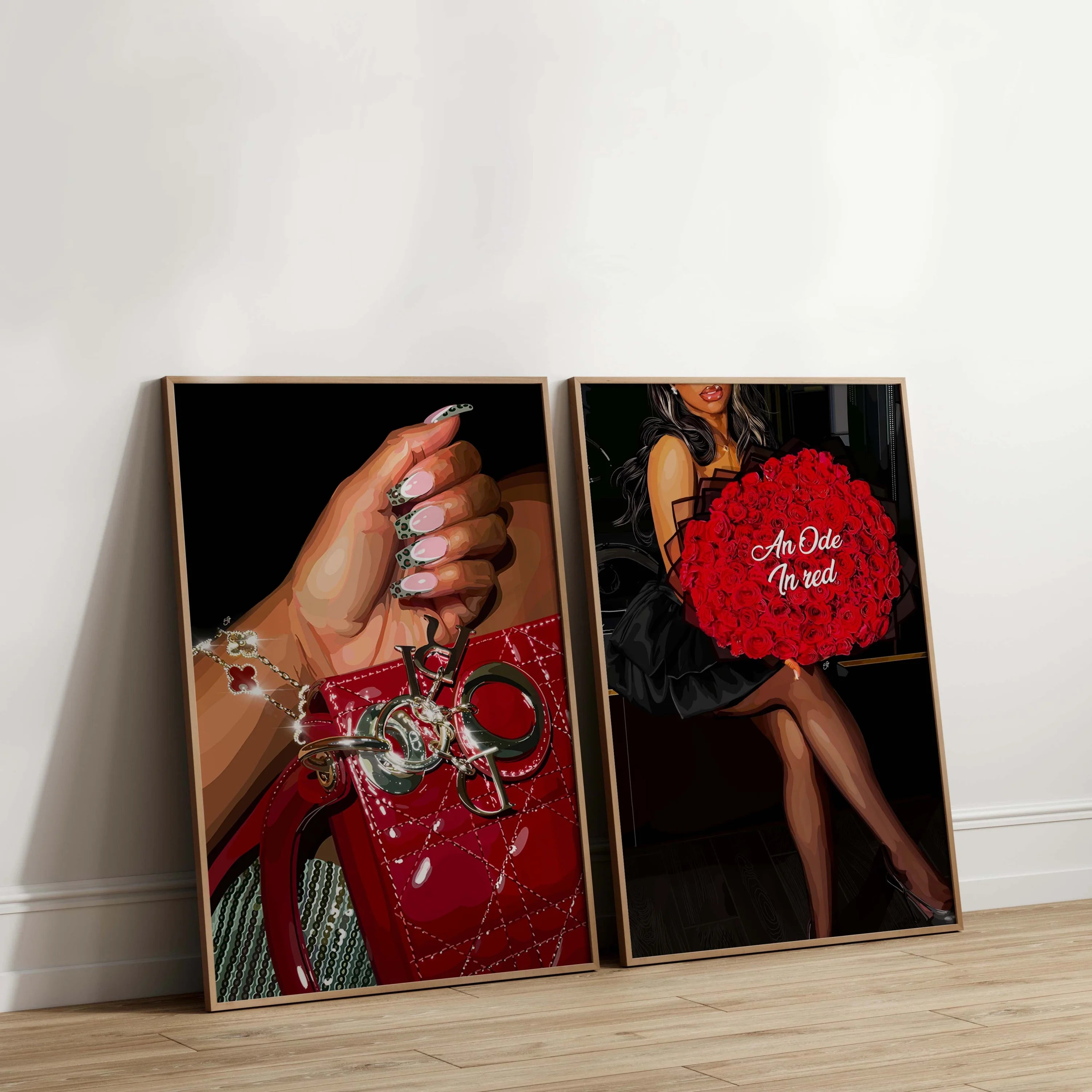 Art Print Bundle : Her Things + An Ode In Red