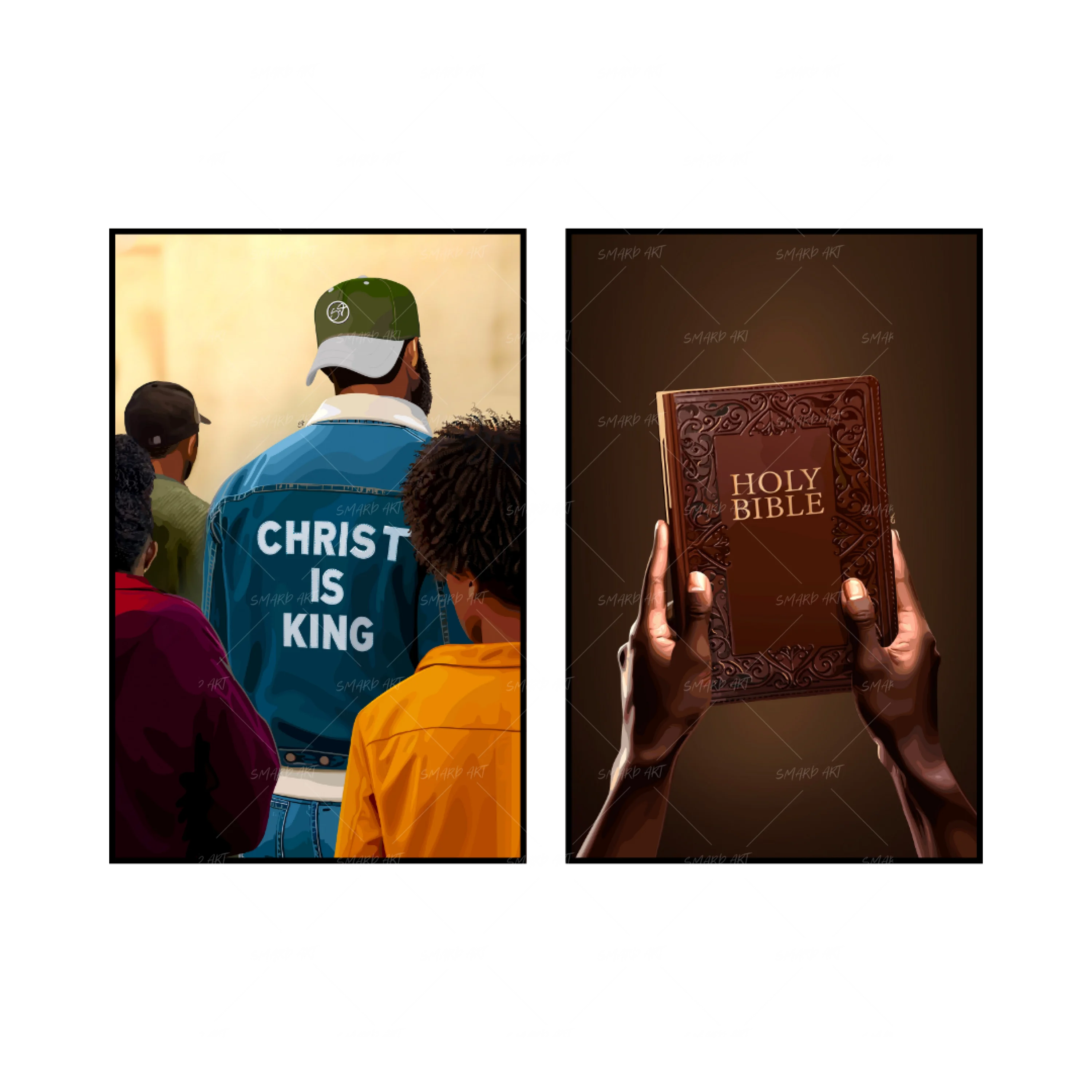 Art Print Bundle : Christ Is King + Stand Firm