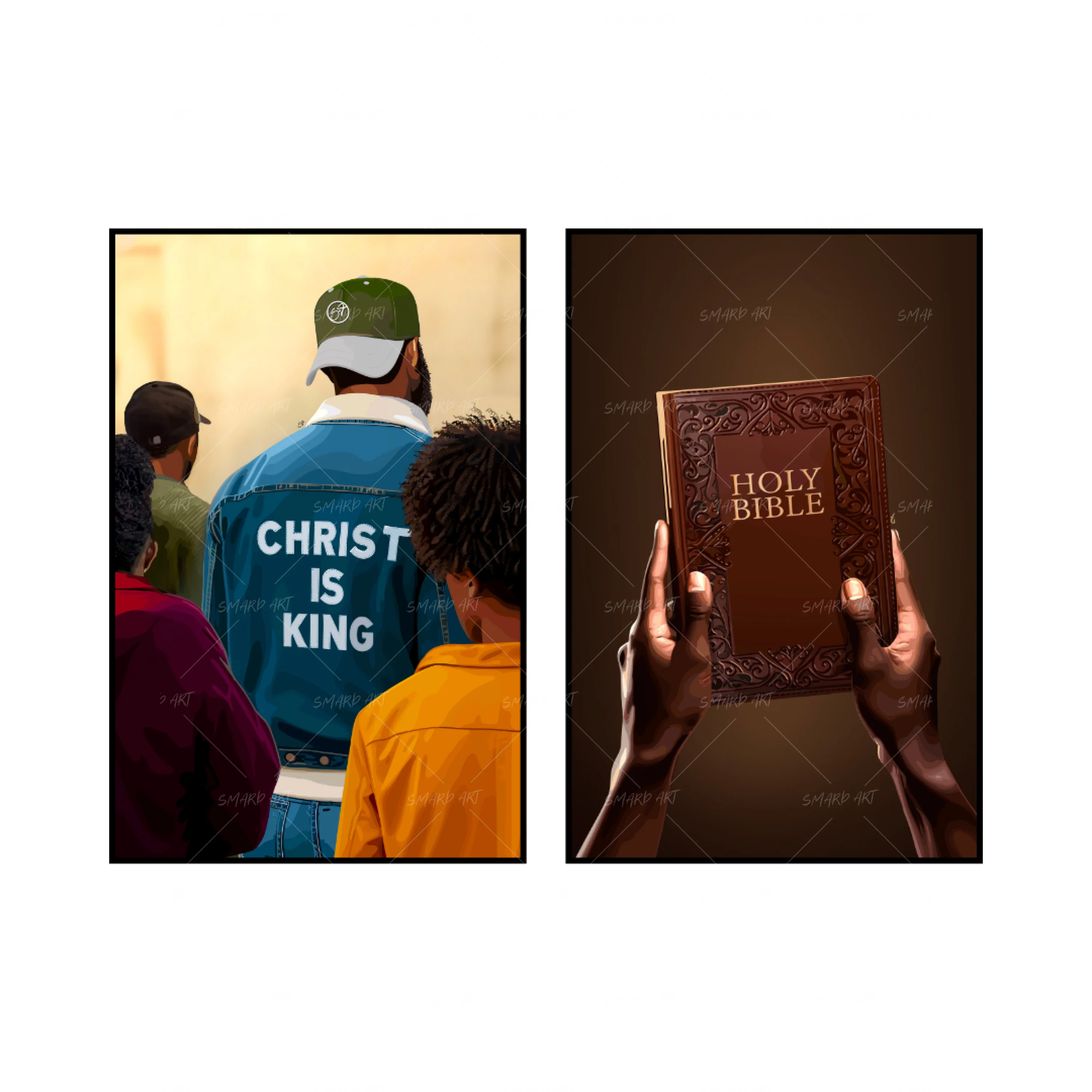 Art Print Bundle : Christ Is King + Stand Firm