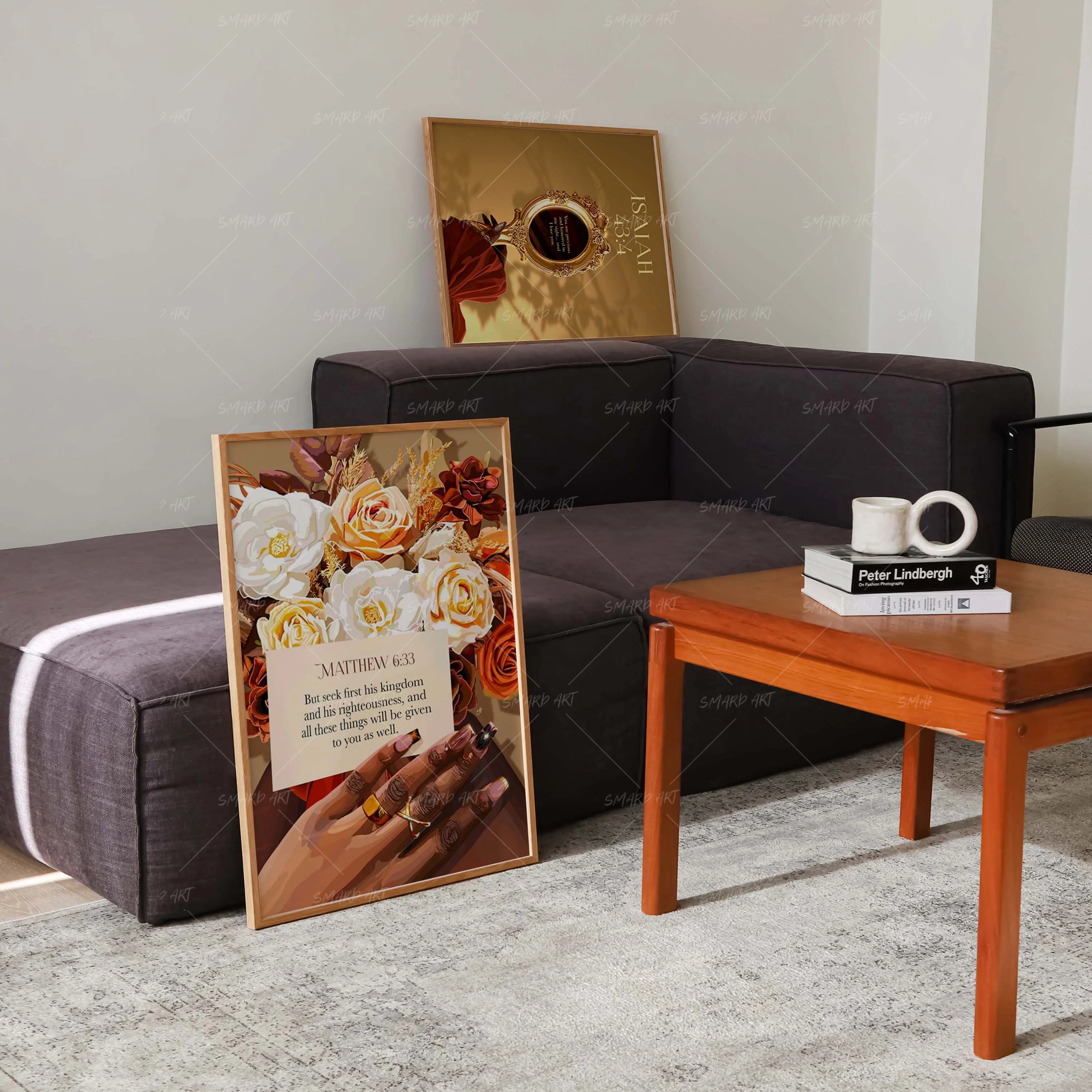 Art Print Bundle : Matthew 6:33 + Isaiah 43:4-Smard