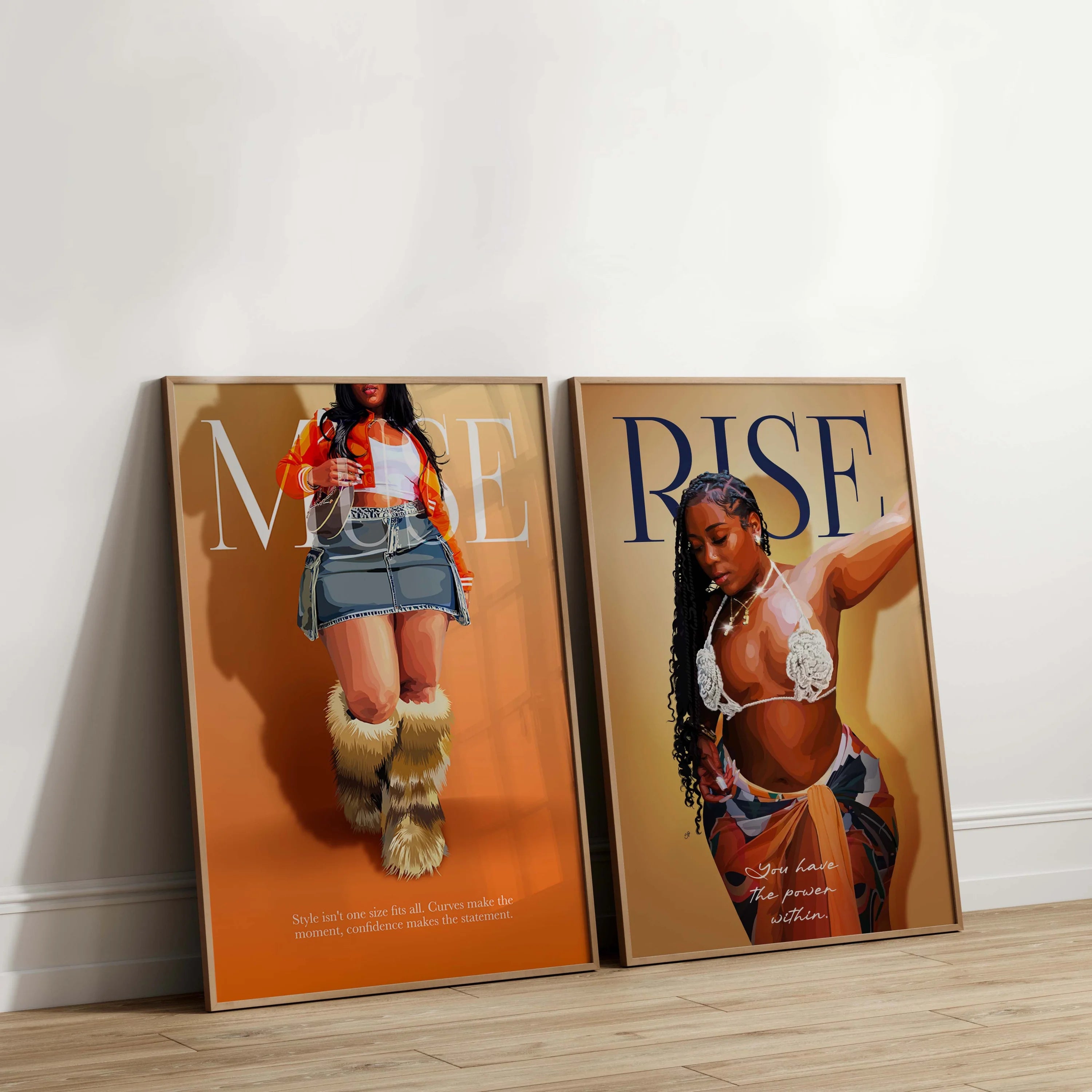 Art Print Bundle : Vogue Moment + Rise