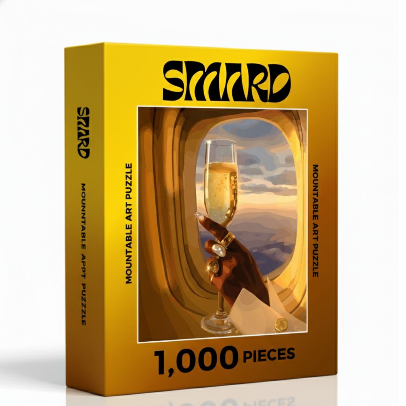 Catchin' Flights Puzzle-wall art print featuring decorative artistic design suitable for living rooms, offices, and schools by SmardArt