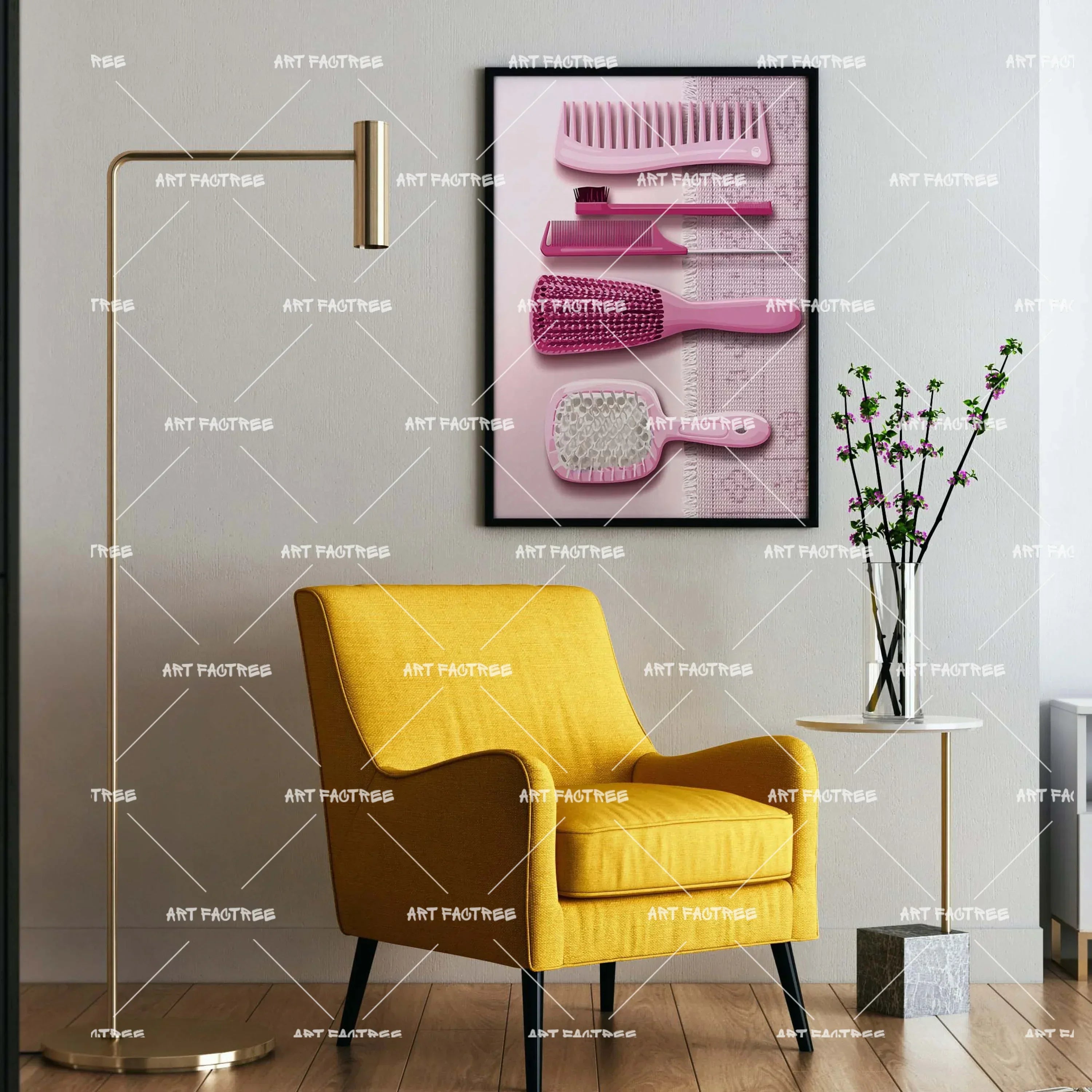 Comb Culture (Smard X Anaya)-wall art print featuring decorative artistic design suitable for living rooms, offices, and schools by SmardArt. Elevate your space with Black wall art that speaks to culture, identity, and creativity. At Smard, we celebrate artistry made with melanin, bringing powerful and inspiring designs to life.