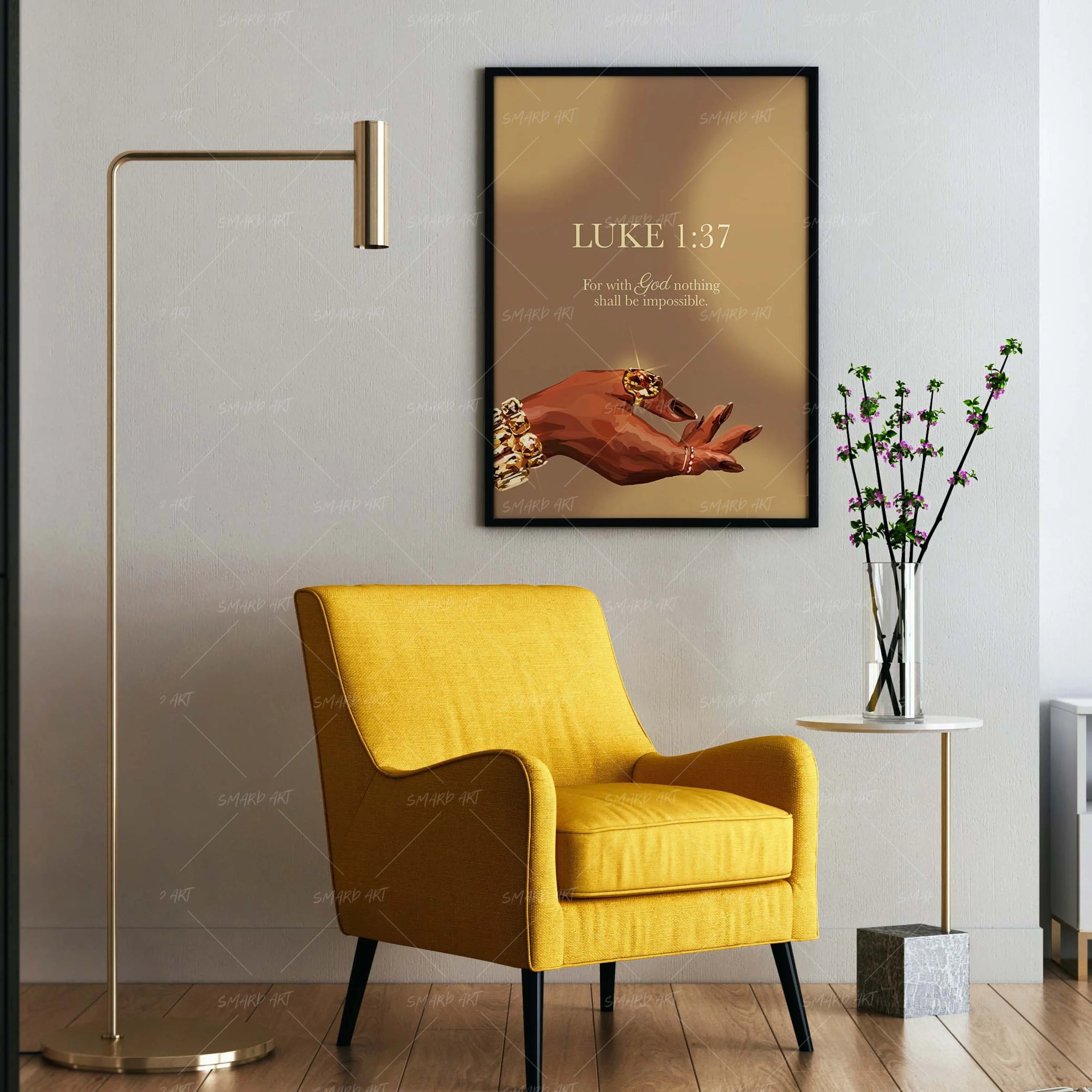 Luke 1:37 Gold-Smard