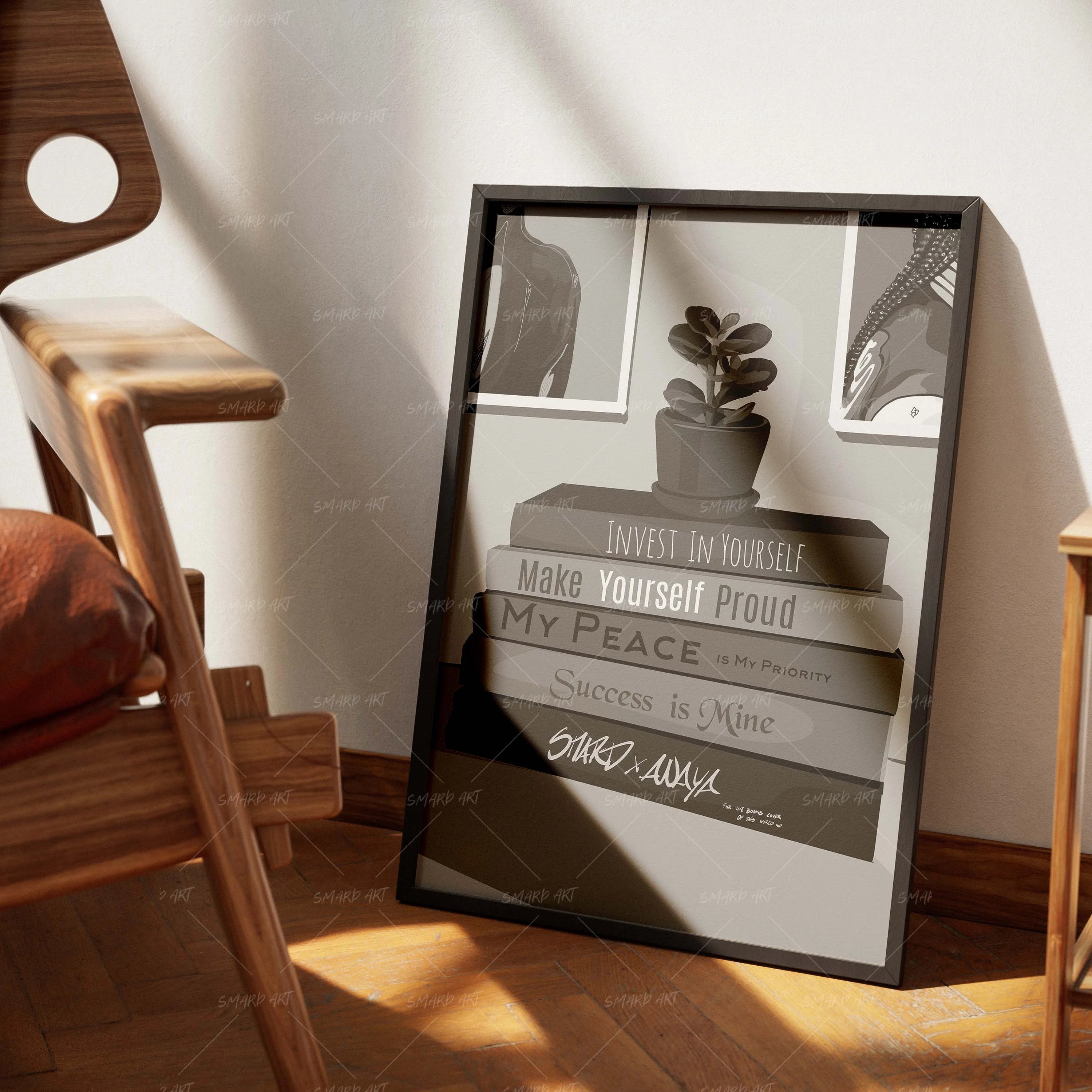 Bookslover (Smard X Anaya) B&W-Smard