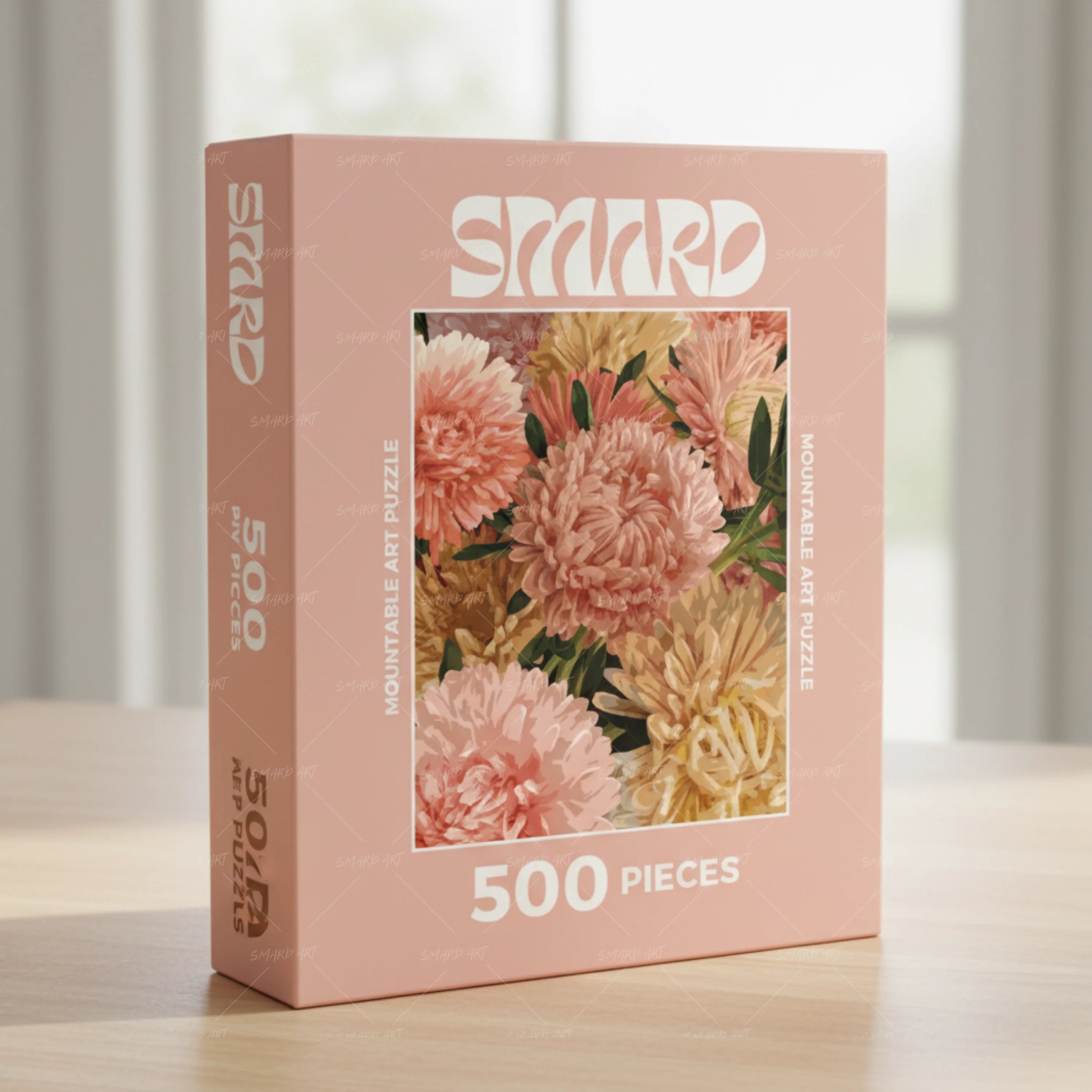 Yellow-Pink Mums Puzzle