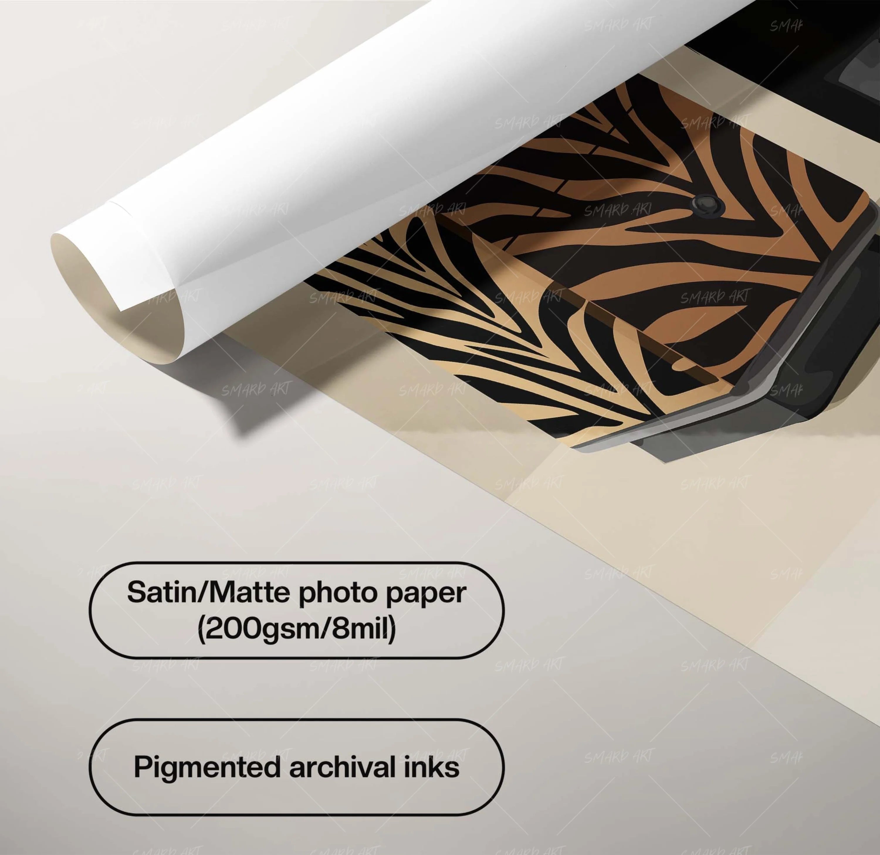 African Vanity-wall art print featuring decorative artistic design suitable for living rooms, offices, and schools by SmardArt. Elevate your space with Black wall art that speaks to culture, identity, and creativity. At Smard, we celebrate artistry made with melanin, bringing powerful and inspiring designs to life.