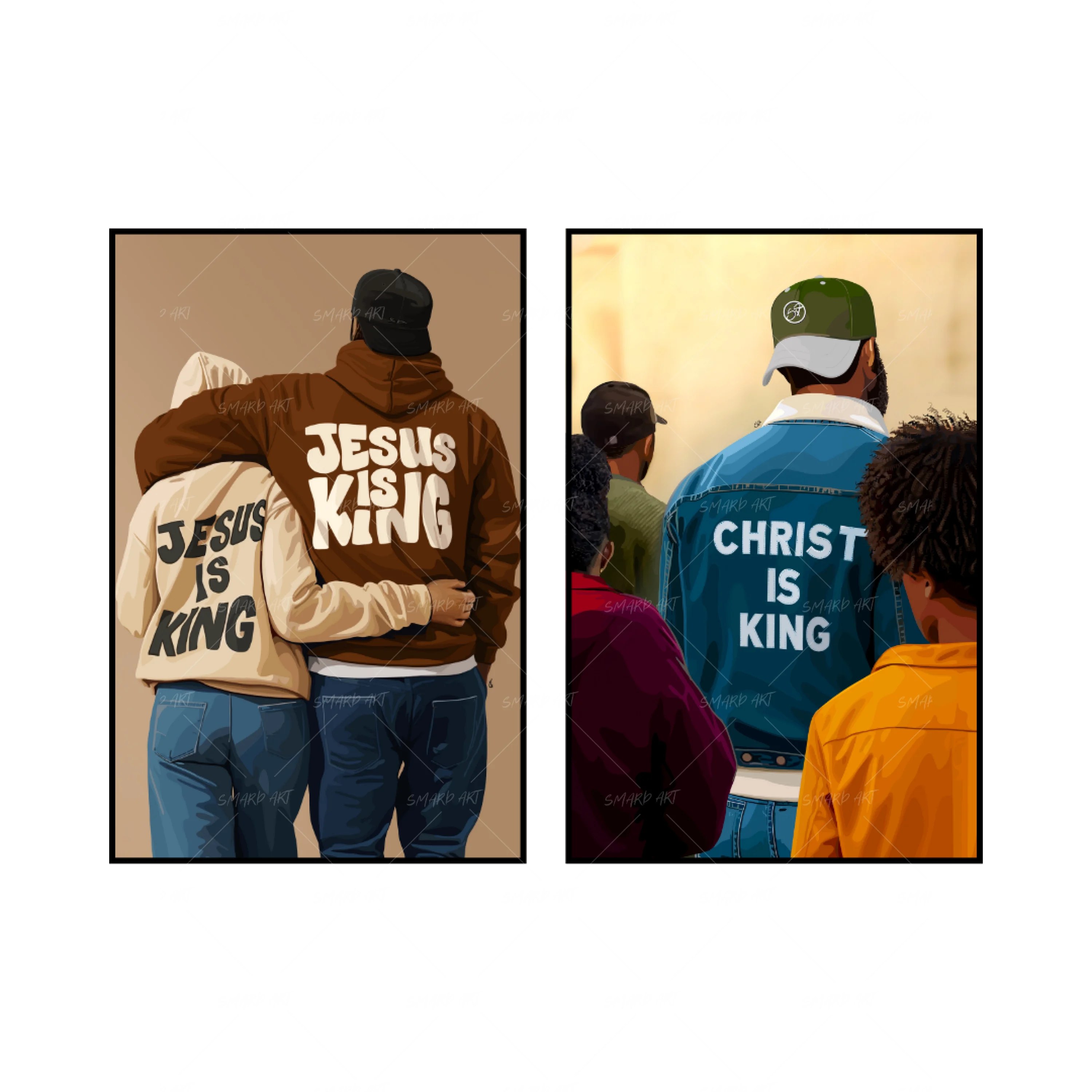 Art Print Bundle : Divine Union + Christ Is King