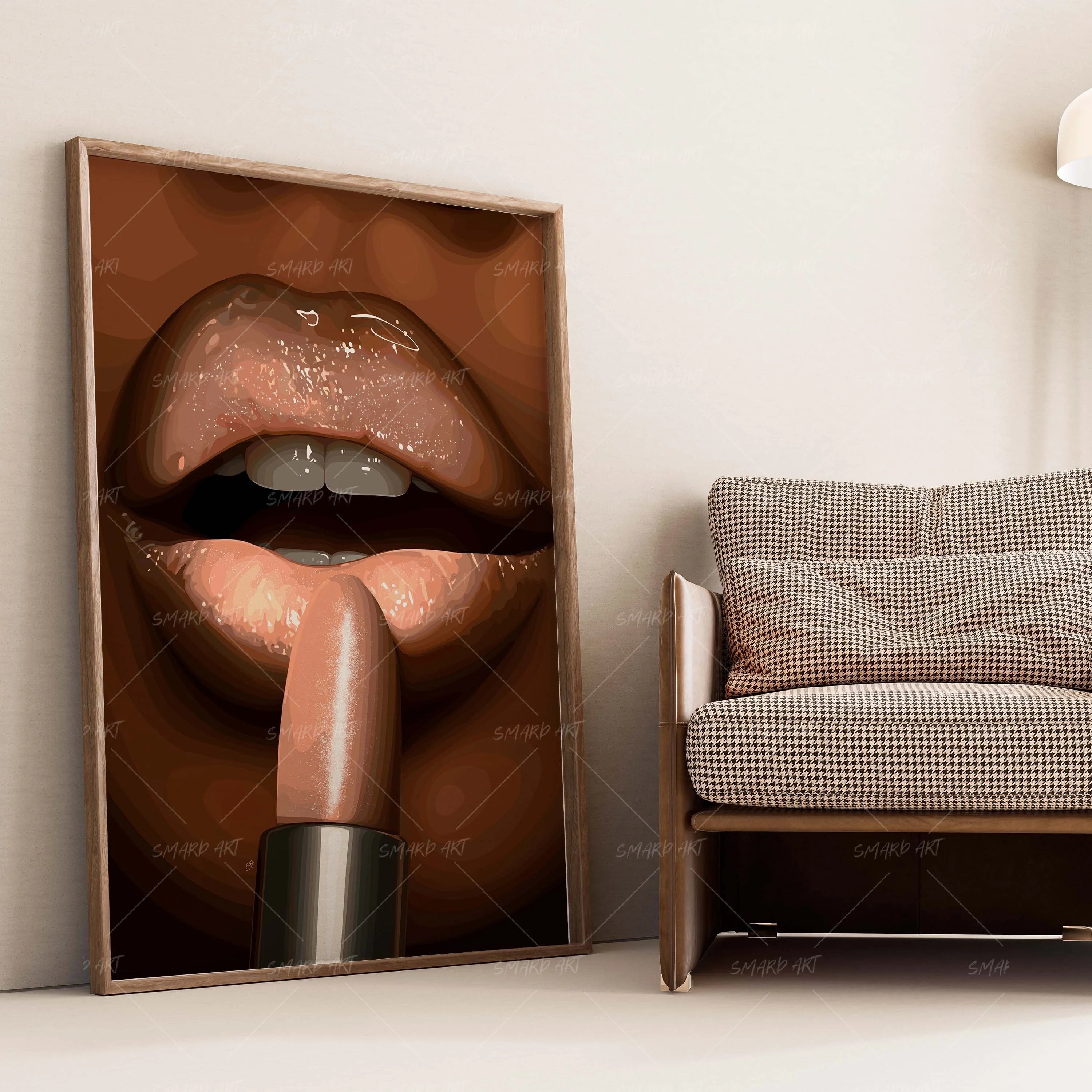 Midnight Drip-wall art print featuring decorative artistic design suitable for living rooms, offices, and schools by SmardArt. Elevate your space with Black wall art that speaks to culture, identity, and creativity. At Smard, we celebrate artistry made with melanin, bringing powerful and inspiring designs to life.