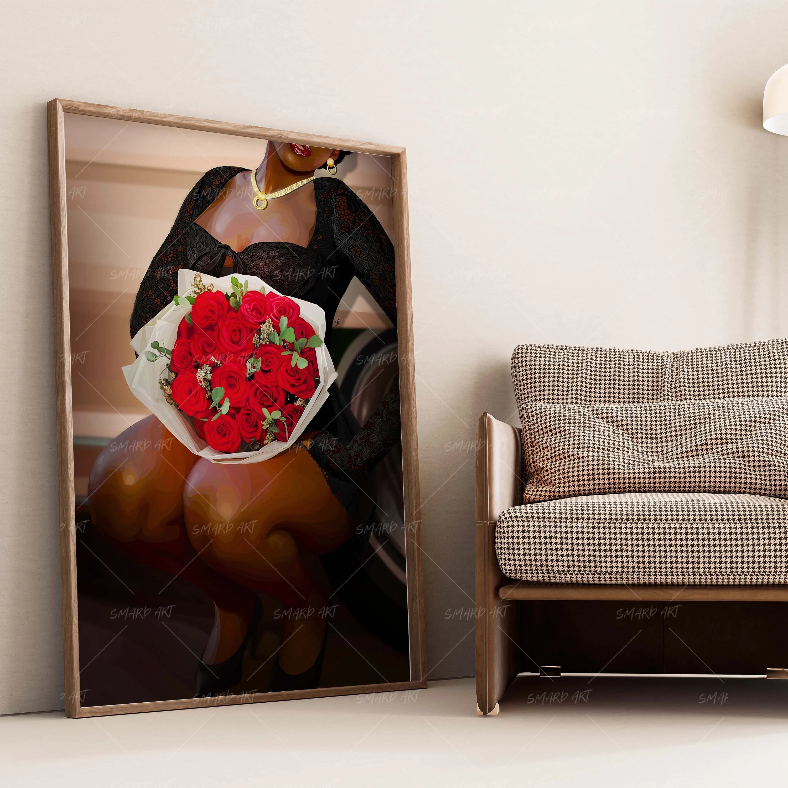 Timeless Like Cadillac-wall art print featuring decorative artistic design suitable for living rooms, offices, and schools by SmardArt. Elevate your space with Black wall art that speaks to culture, identity, and creativity. At Smard, we celebrate artistry made with melanin, bringing powerful and inspiring designs to life.