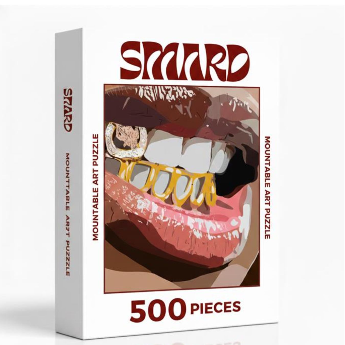 Grillzz II Puzzle - sn-wall art print featuring decorative artistic design suitable for living rooms, offices, and schools by SmardArt