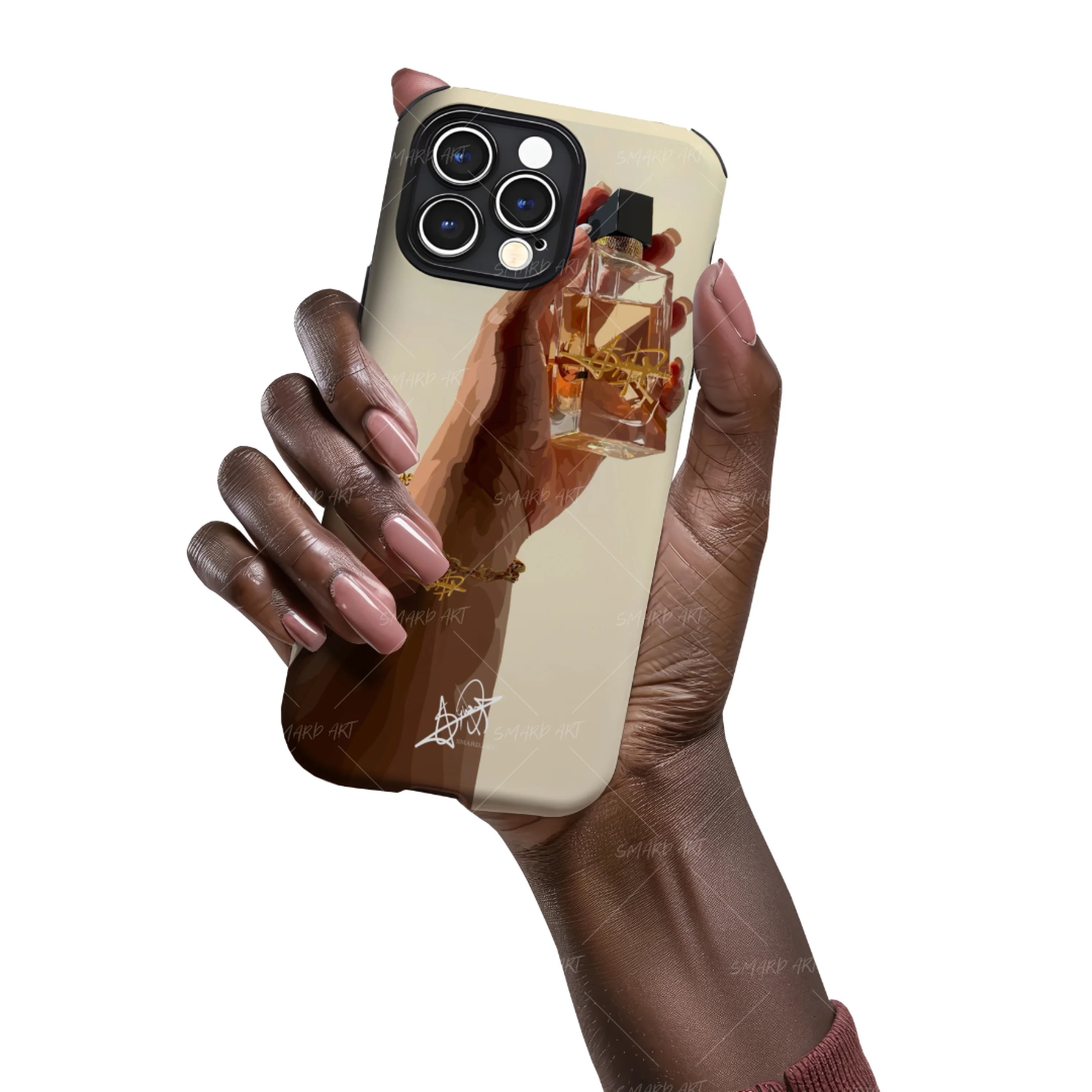 Libre Phone Case-wall art print featuring decorative artistic design suitable for living rooms, offices, and schools by SmardArt