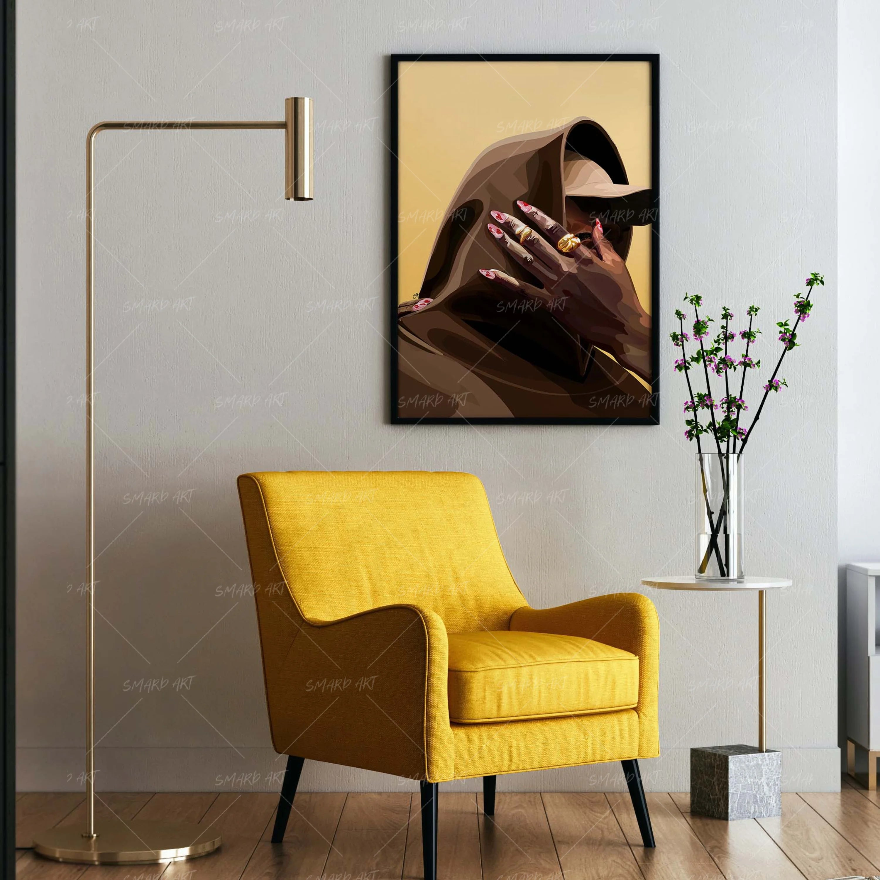 Built On Us-wall art print featuring decorative artistic design suitable for living rooms, offices, and schools by SmardArt. Elevate your space with Black wall art that speaks to culture, identity, and creativity. At Smard, we celebrate artistry made with melanin, bringing powerful and inspiring designs to life.