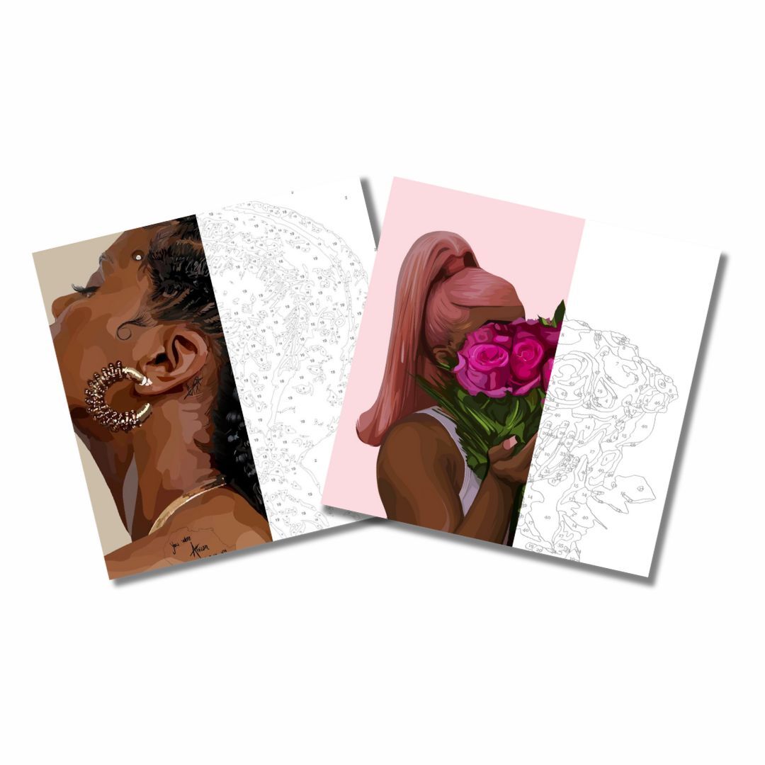 Bundle Paint Kit : Baby Pink + Soft & Simple II