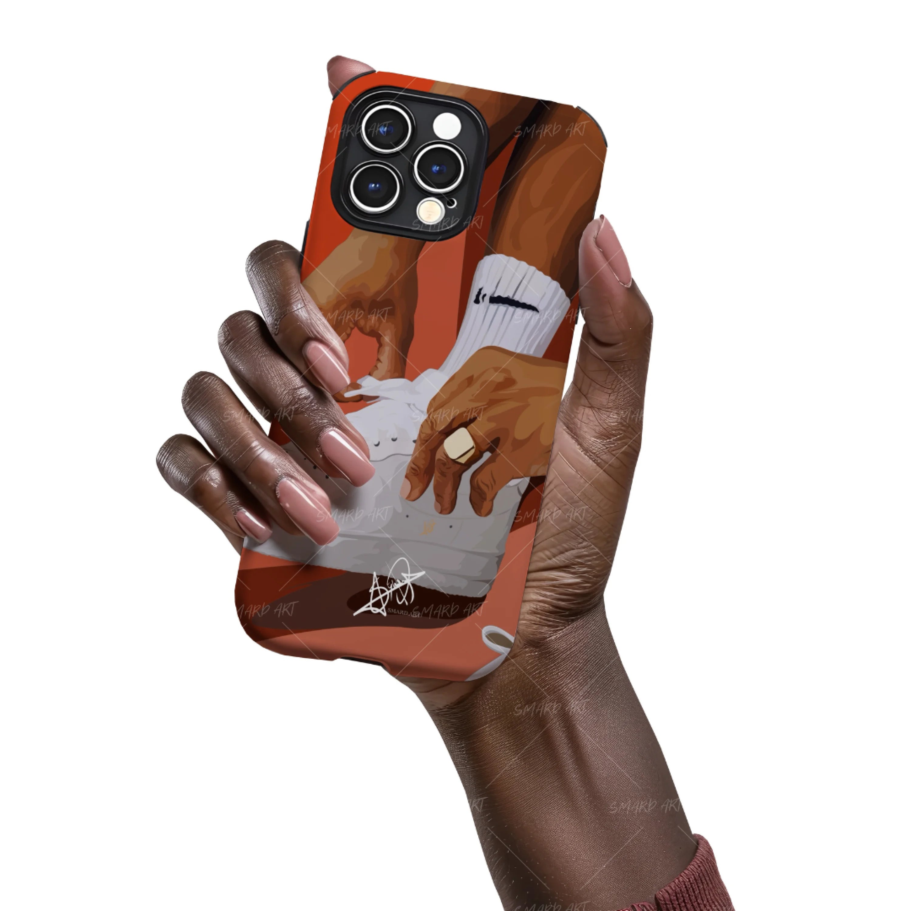 Fly Phone Case-wall art print featuring decorative artistic design suitable for living rooms, offices, and schools by SmardArt