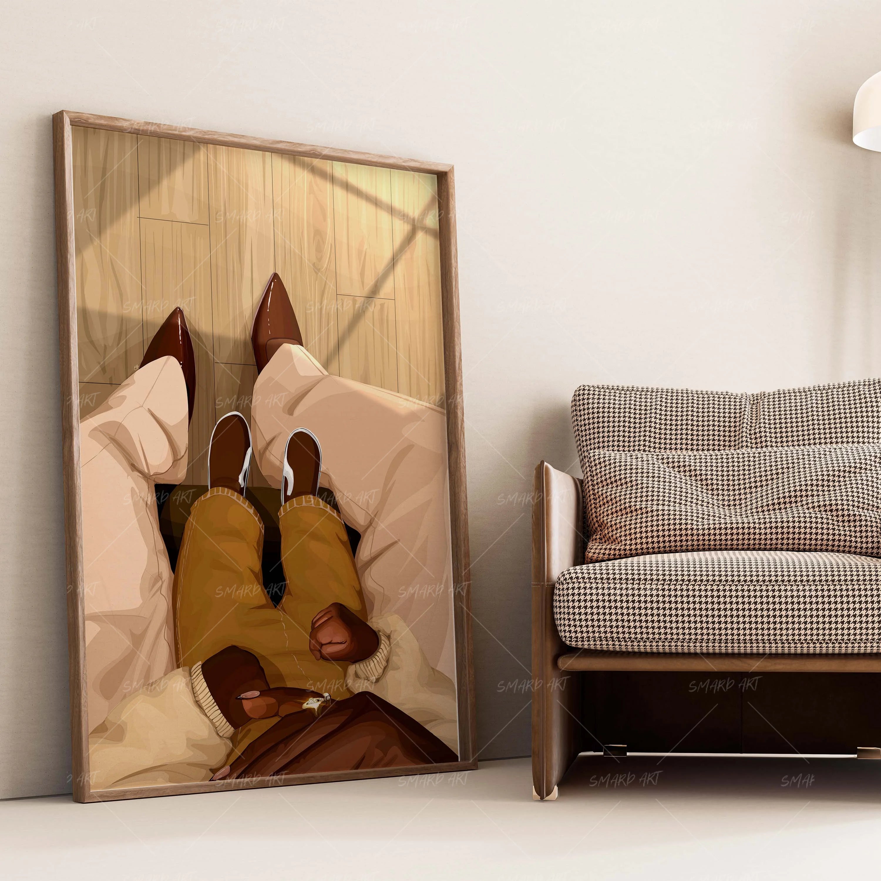 Day One-wall art print featuring decorative artistic design suitable for living rooms, offices, and schools by SmardArt. Elevate your space with Black wall art that speaks to culture, identity, and creativity. At Smard, we celebrate artistry made with melanin, bringing powerful and inspiring designs to life.