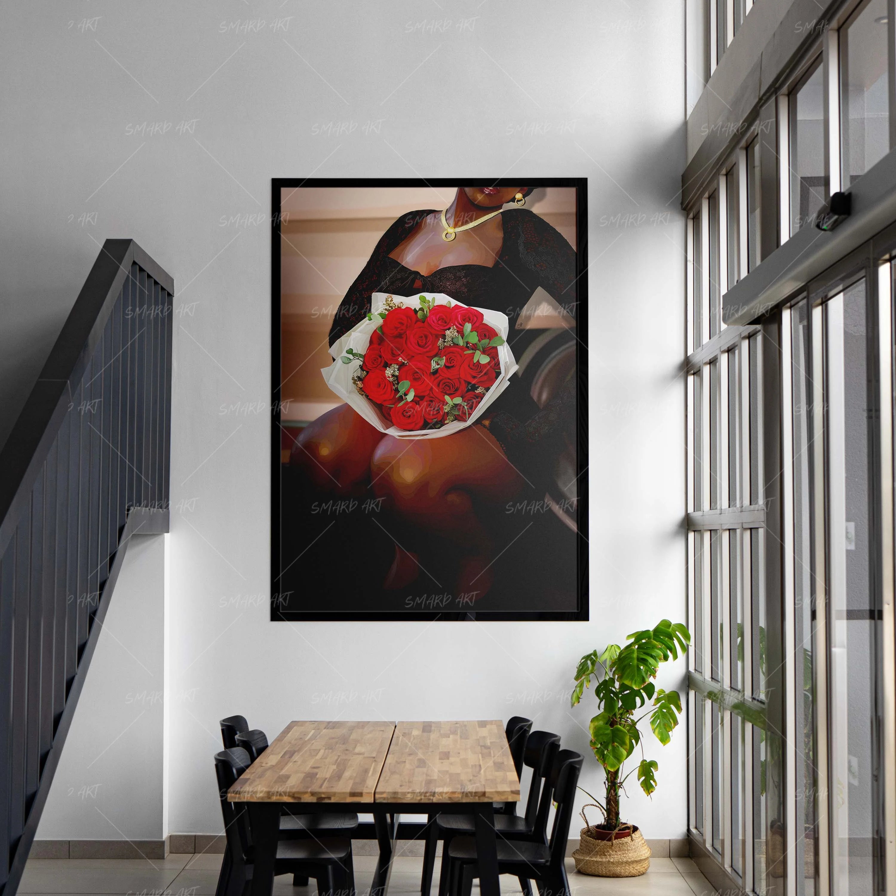 Timeless Like Cadillac-wall art print featuring decorative artistic design suitable for living rooms, offices, and schools by SmardArt. Elevate your space with Black wall art that speaks to culture, identity, and creativity. At Smard, we celebrate artistry made with melanin, bringing powerful and inspiring designs to life.