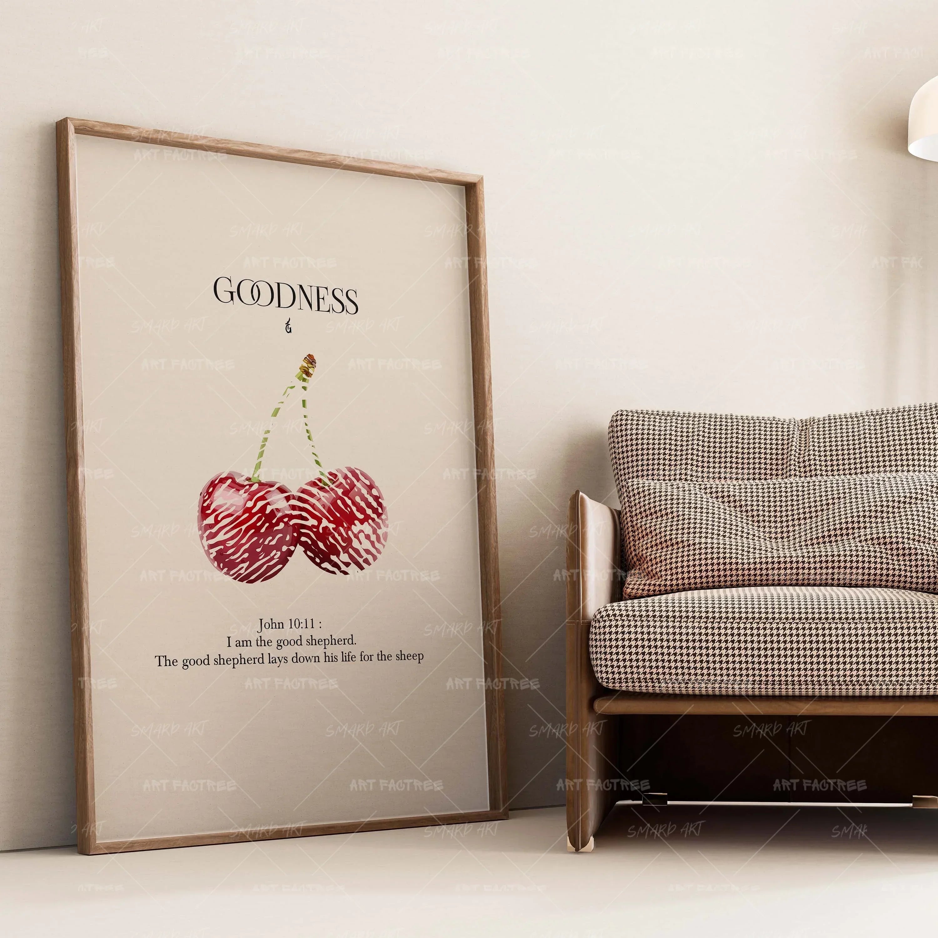 Goodness-wall art print featuring decorative artistic design suitable for living rooms, offices, and schools by SmardArt. Elevate your space with Black wall art that speaks to culture, identity, and creativity. At Smard, we celebrate artistry made with melanin, bringing powerful and inspiring designs to life.