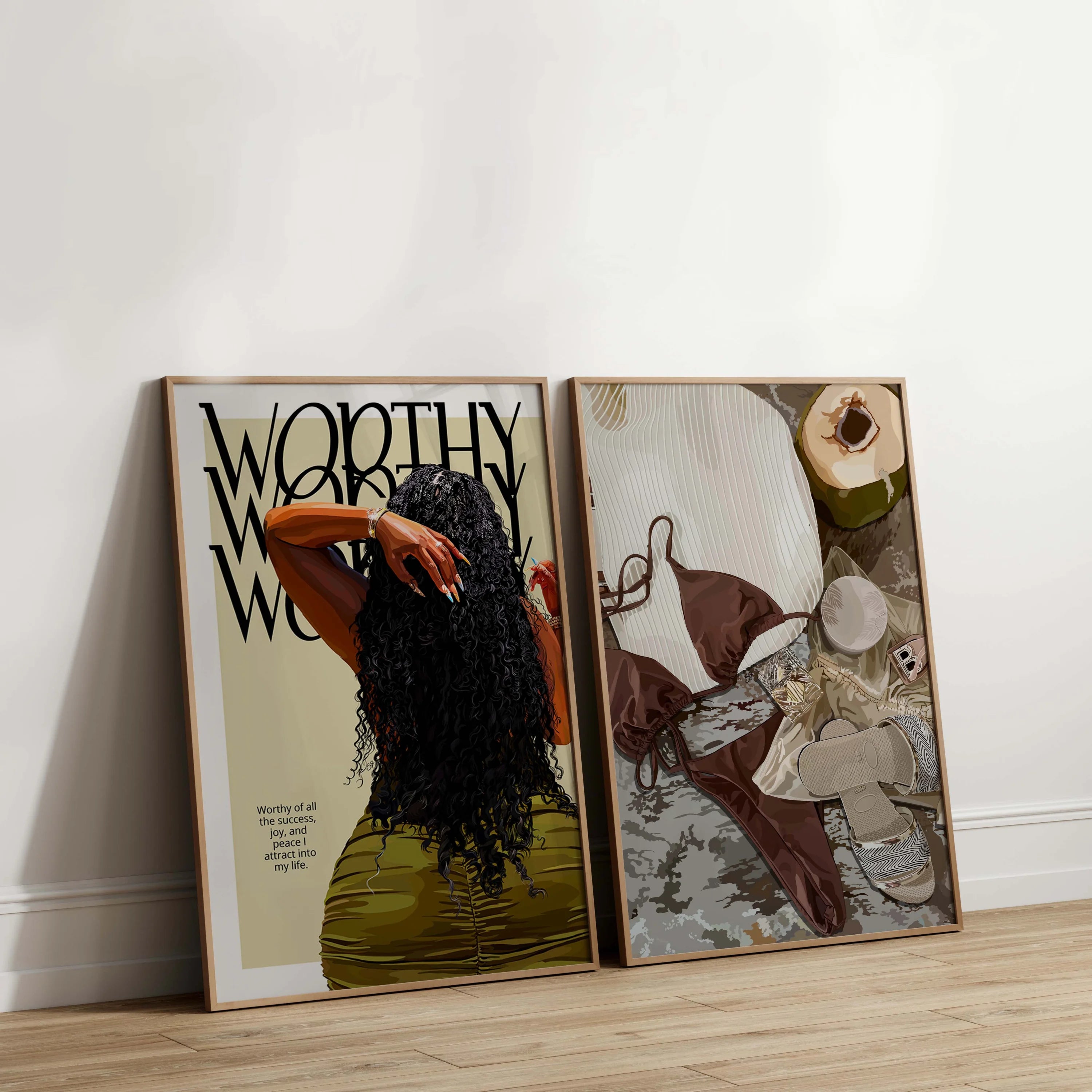 Art Print Bundle : Worthy + TropiGal