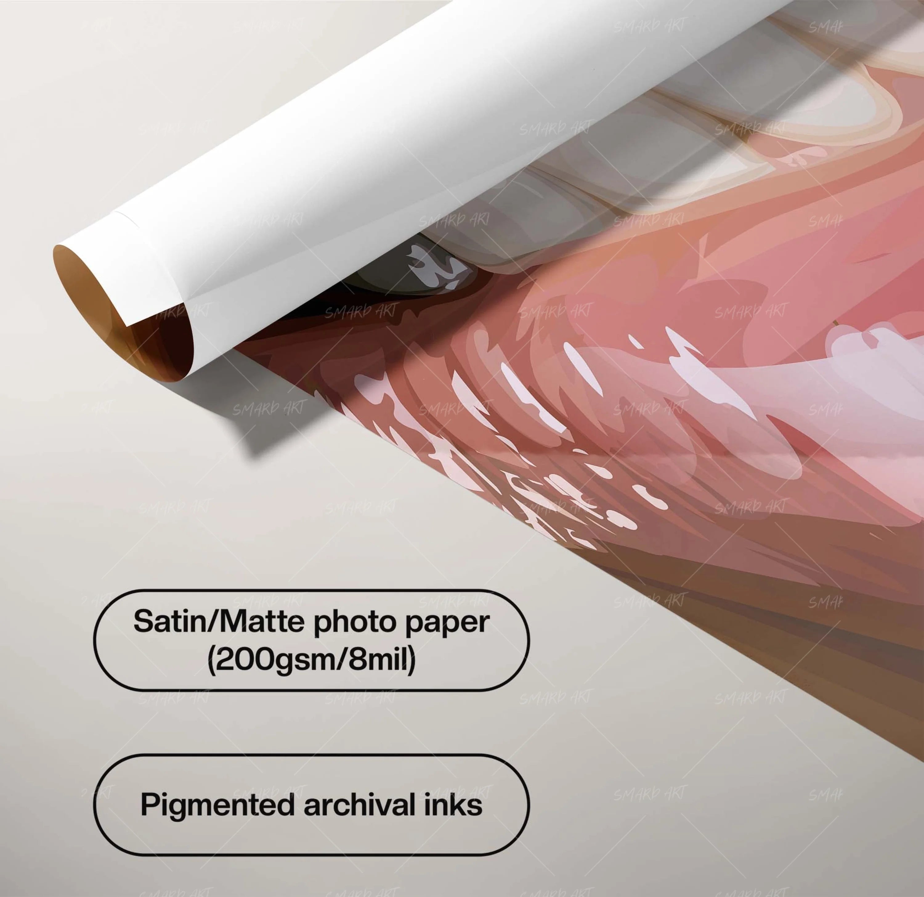 Mouth Pieces-wall art print featuring decorative artistic design suitable for living rooms, offices, and schools by SmardArt. Elevate your space with Black wall art that speaks to culture, identity, and creativity. At Smard, we celebrate artistry made with melanin, bringing powerful and inspiring designs to life.