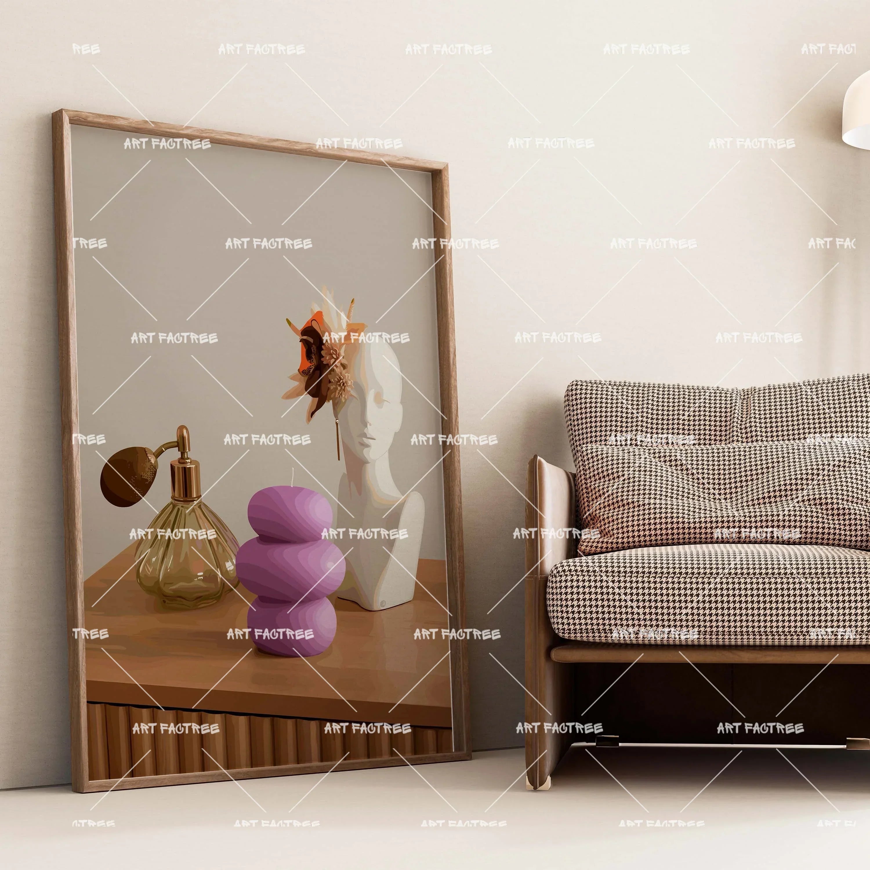 Quiet Corner (Smard X Anaya)-wall art print featuring decorative artistic design suitable for living rooms, offices, and schools by SmardArt. Elevate your space with Black wall art that speaks to culture, identity, and creativity. At Smard, we celebrate artistry made with melanin, bringing powerful and inspiring designs to life.