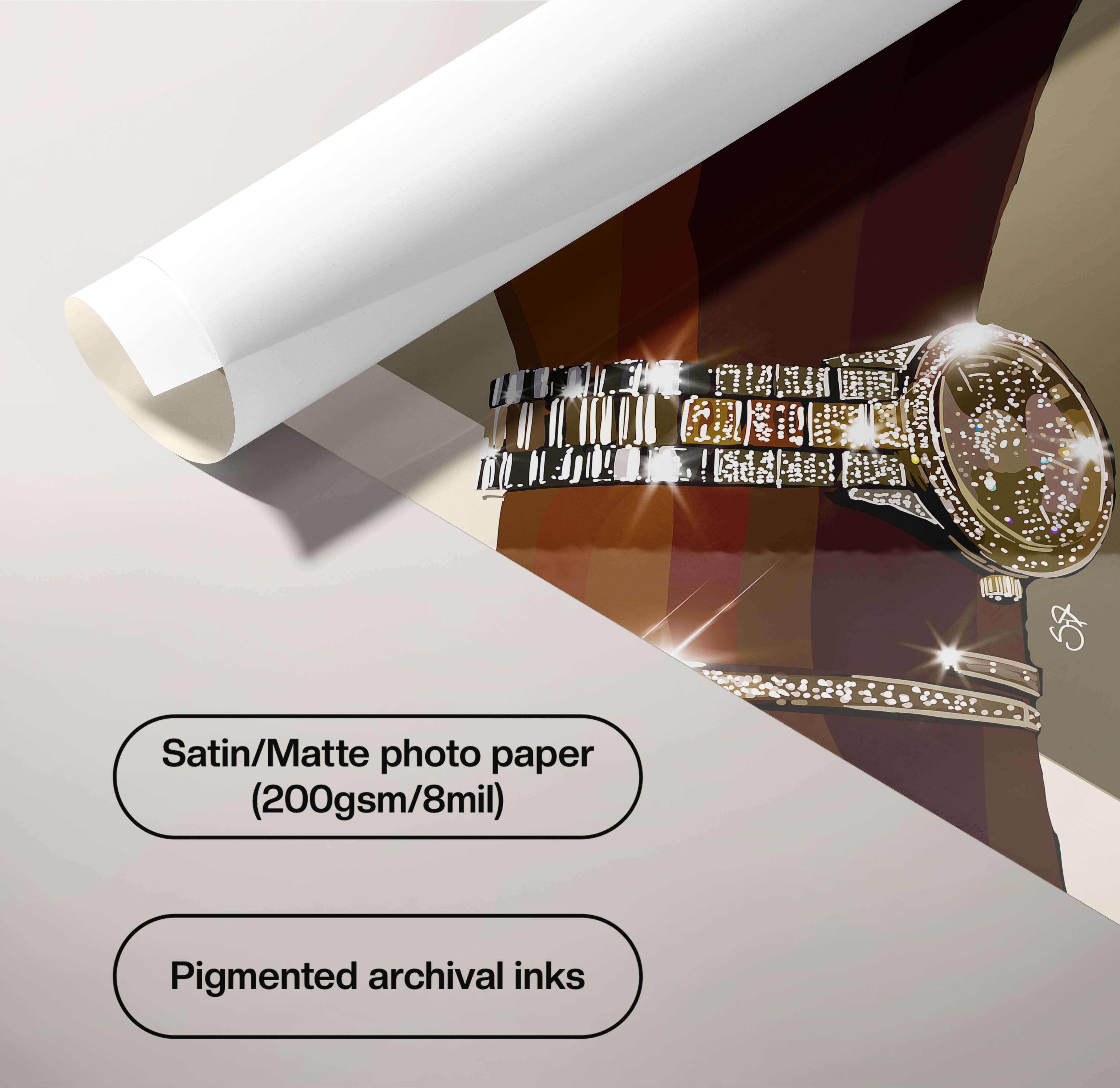 Level Up-wall art print featuring decorative artistic design suitable for living rooms, offices, and schools by SmardArt. Elevate your space with Black wall art that speaks to culture, identity, and creativity. At Smard, we celebrate artistry made with melanin, bringing powerful and inspiring designs to life.