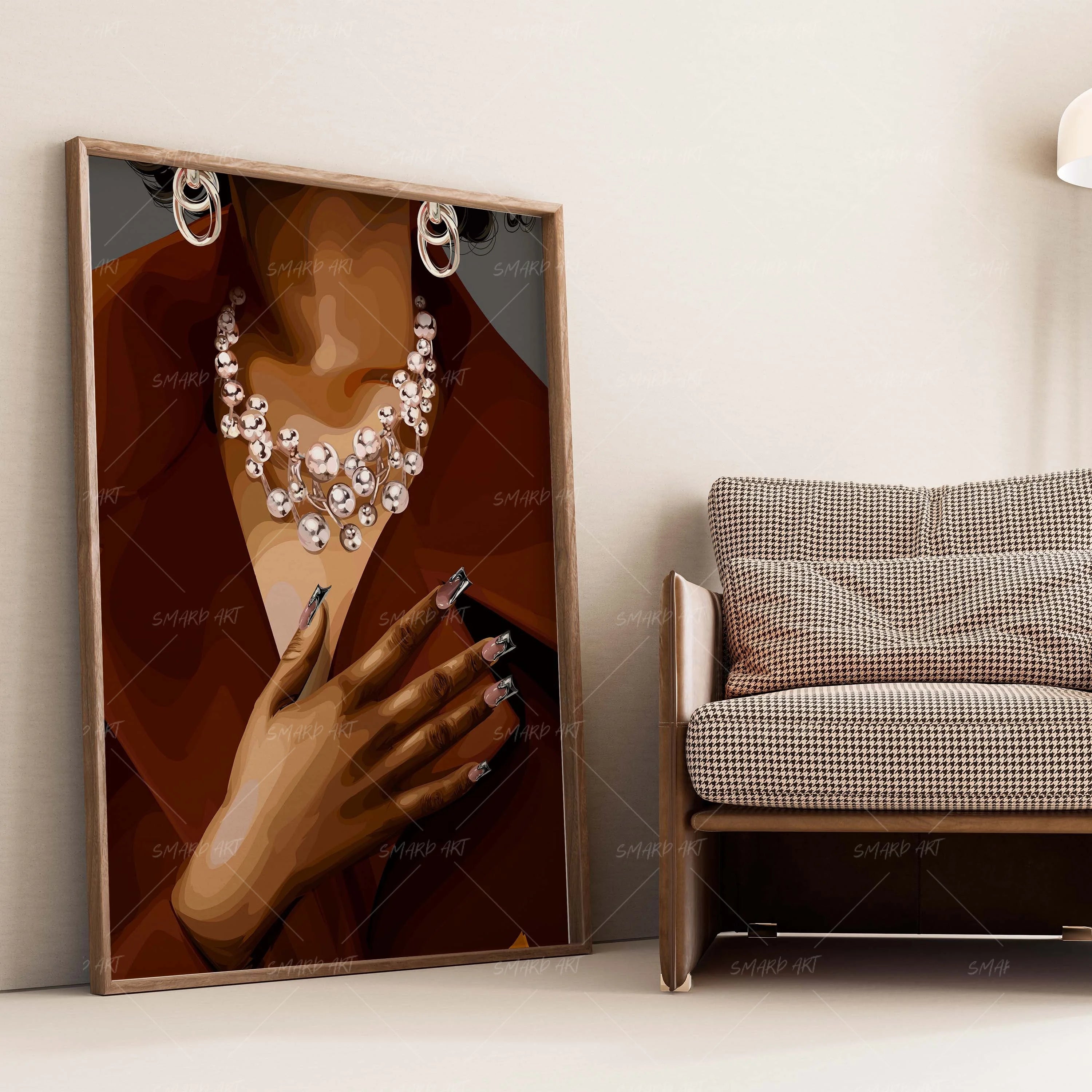 More Is More-wall art print featuring decorative artistic design suitable for living rooms, offices, and schools by SmardArt. Elevate your space with Black wall art that speaks to culture, identity, and creativity. At Smard, we celebrate artistry made with melanin, bringing powerful and inspiring designs to life.