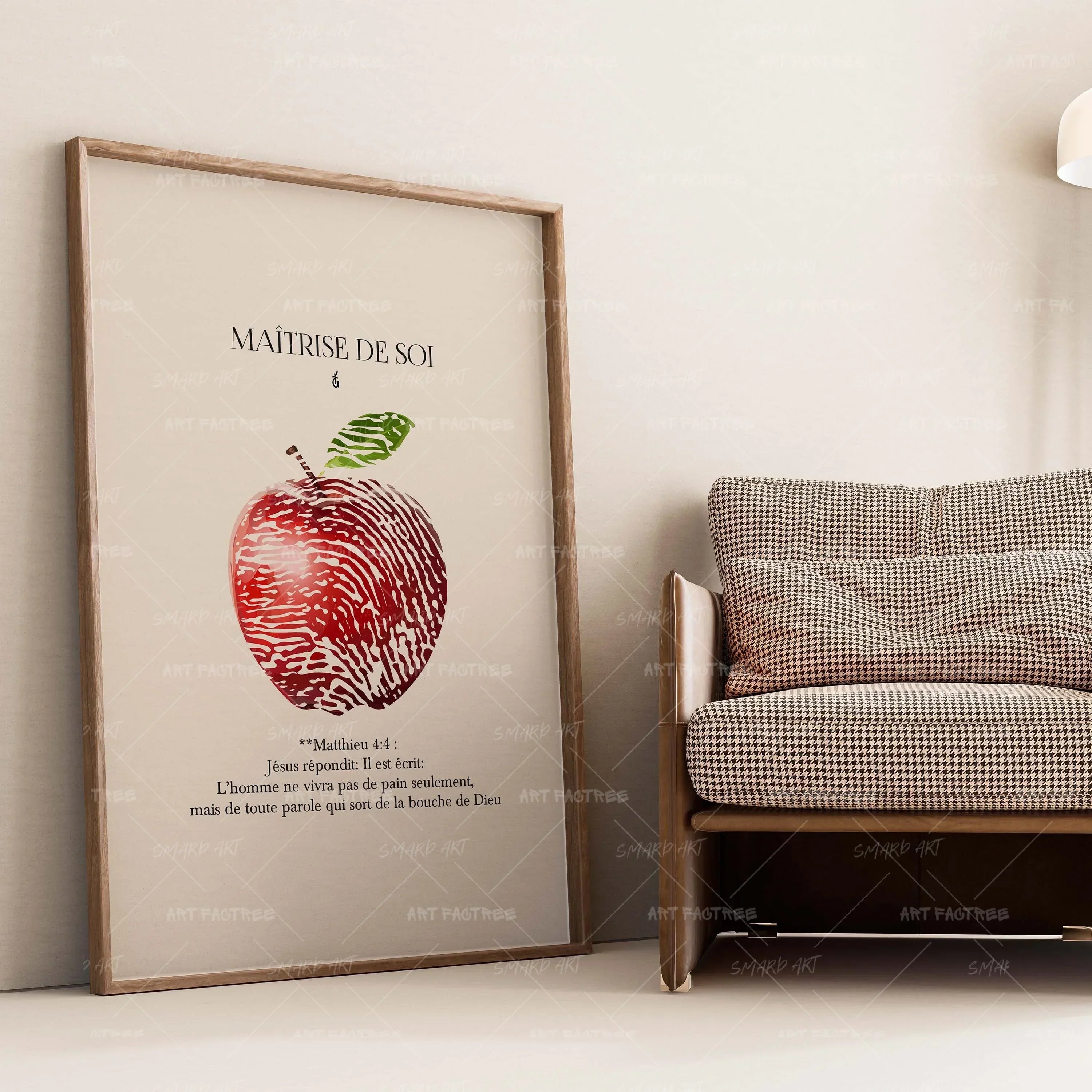Maitrise De Soi-wall art print featuring decorative artistic design suitable for living rooms, offices, and schools by SmardArt. Elevate your space with Black wall art that speaks to culture, identity, and creativity. At Smard, we celebrate artistry made with melanin, bringing powerful and inspiring designs to life.