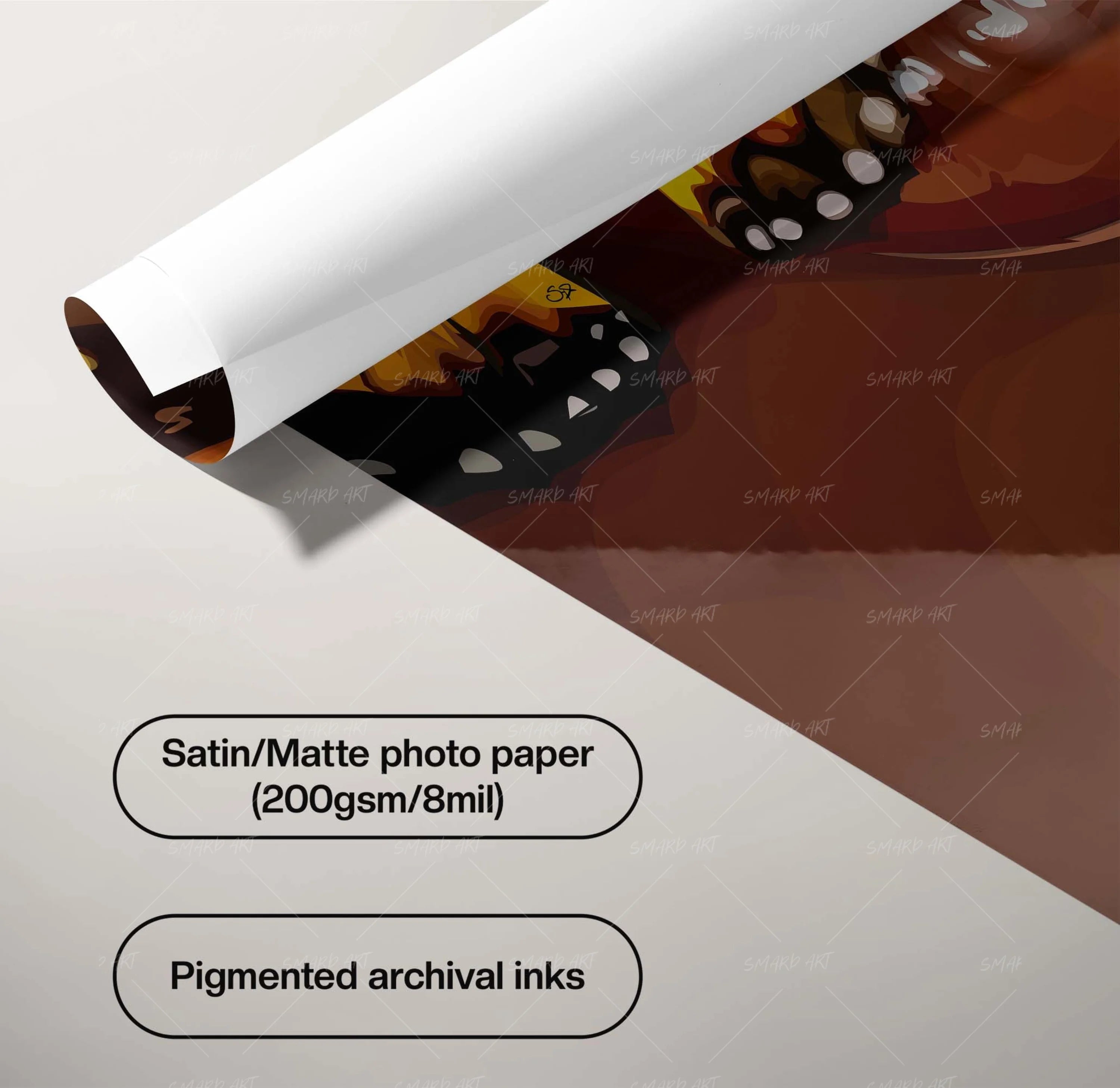 Papillon-wall art print featuring decorative artistic design suitable for living rooms, offices, and schools by SmardArt. Elevate your space with Black wall art that speaks to culture, identity, and creativity. At Smard, we celebrate artistry made with melanin, bringing powerful and inspiring designs to life.