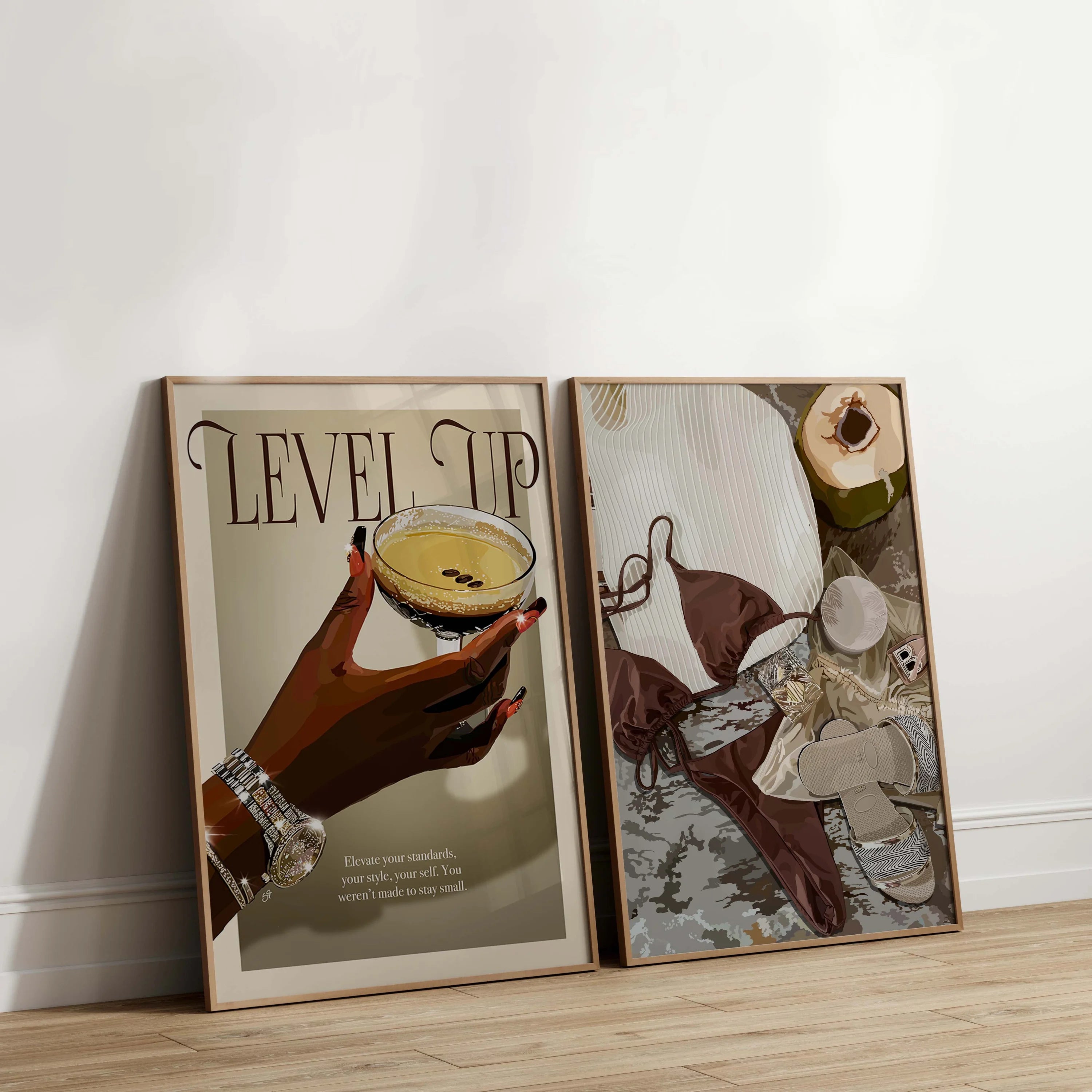 Art Print Bundle : Level Up + TropiGal