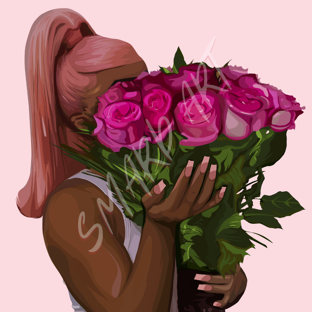 Specialty Kit : Baby Pink-wall art print featuring decorative artistic design suitable for living rooms, offices, and schools by SmardArt. Elevate your space with Black wall art that speaks to culture, identity, and creativity. At Smard, we celebrate artistry made with melanin, bringing powerful and inspiring designs to life.