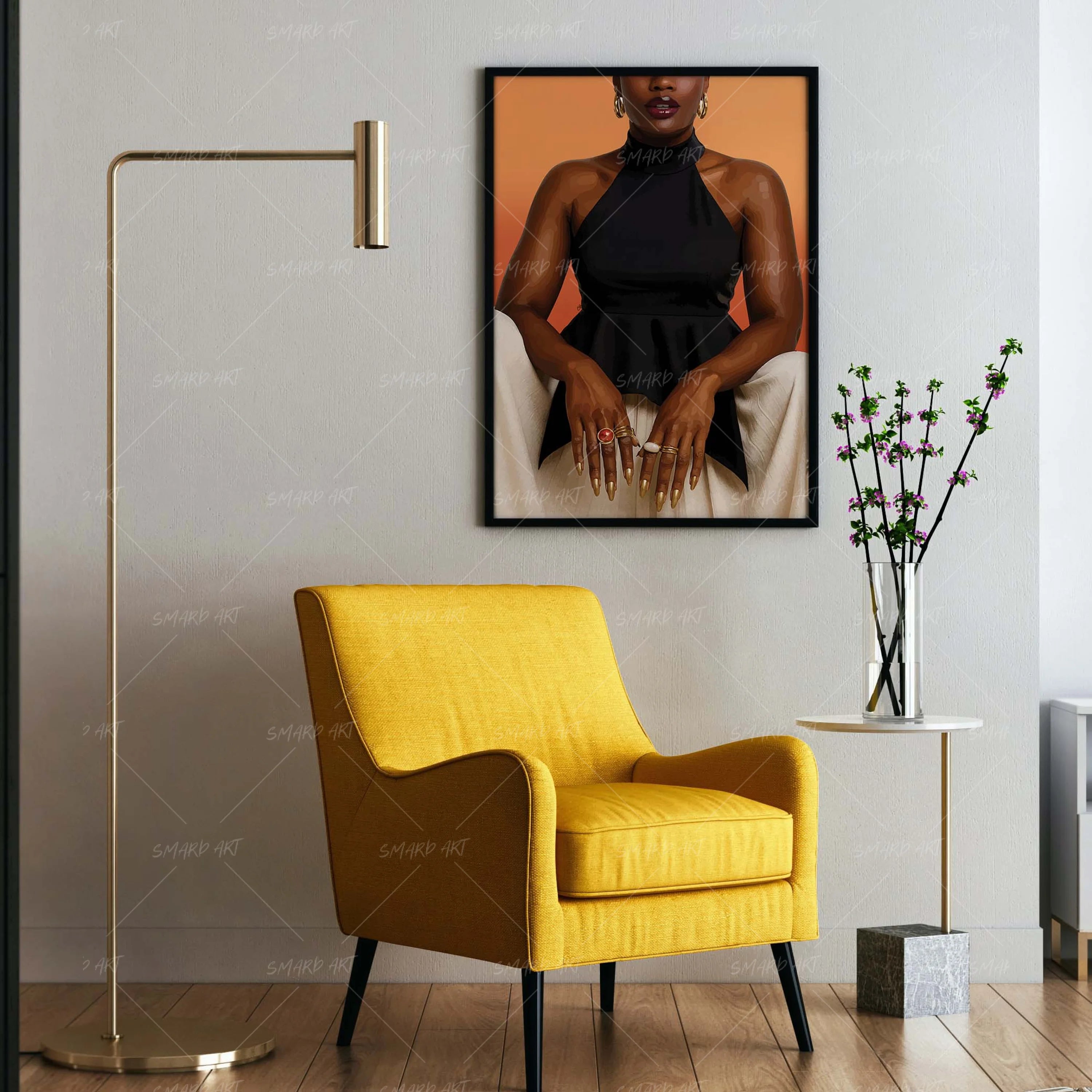 Class Act-wall art print featuring decorative artistic design suitable for living rooms, offices, and schools by SmardArt. Elevate your space with Black wall art that speaks to culture, identity, and creativity. At Smard, we celebrate artistry made with melanin, bringing powerful and inspiring designs to life.