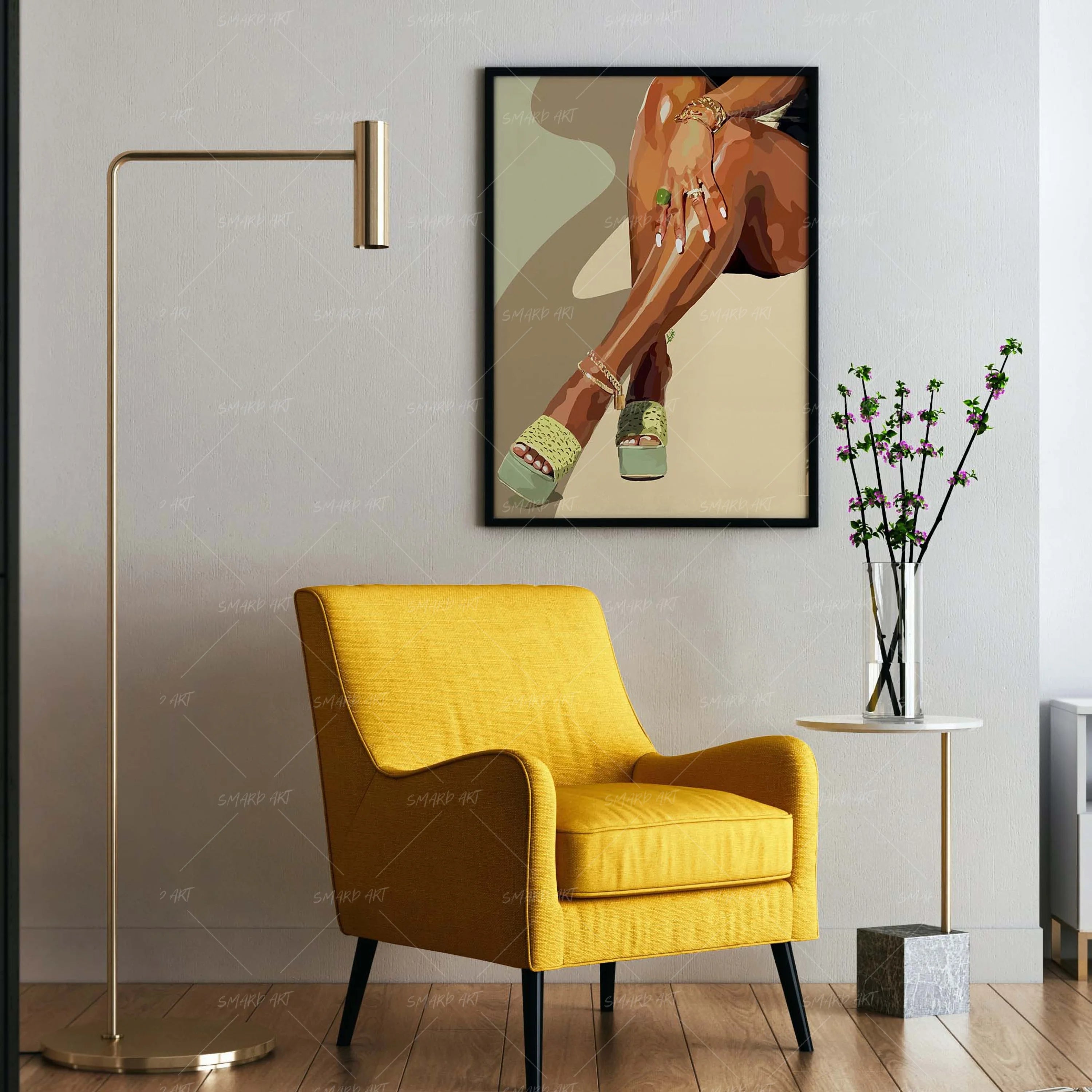 Legs And Green Touch-Smard