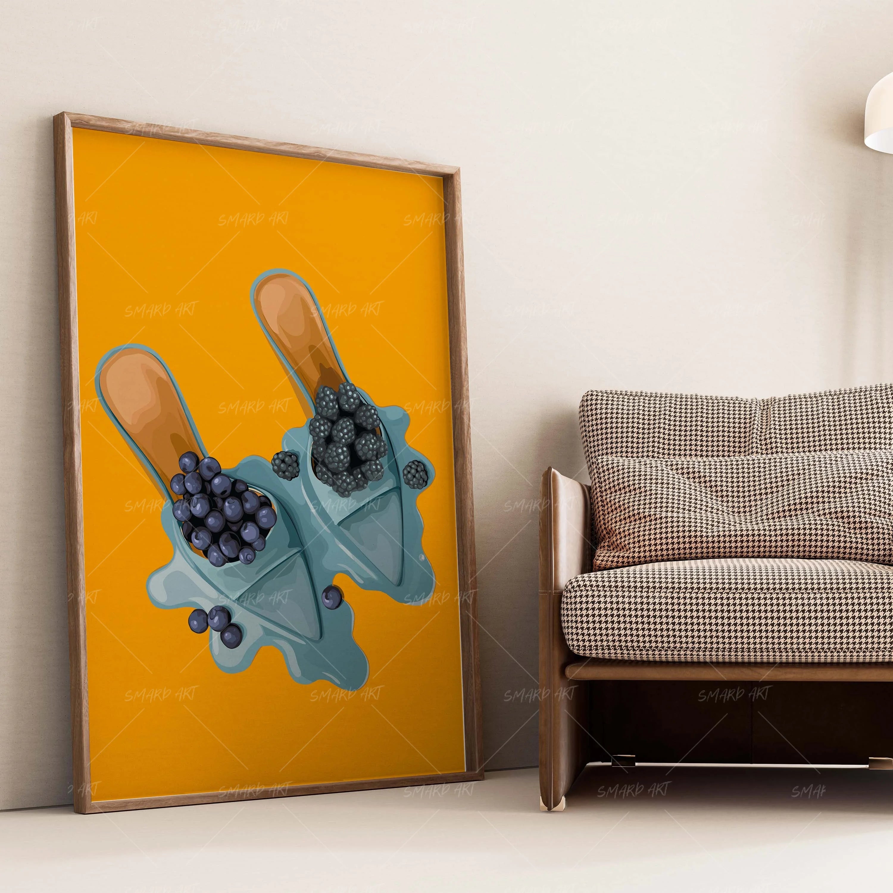 Juicy Steps-wall art print featuring decorative artistic design suitable for living rooms, offices, and schools by SmardArt. Elevate your space with Black wall art that speaks to culture, identity, and creativity. At Smard, we celebrate artistry made with melanin, bringing powerful and inspiring designs to life.
