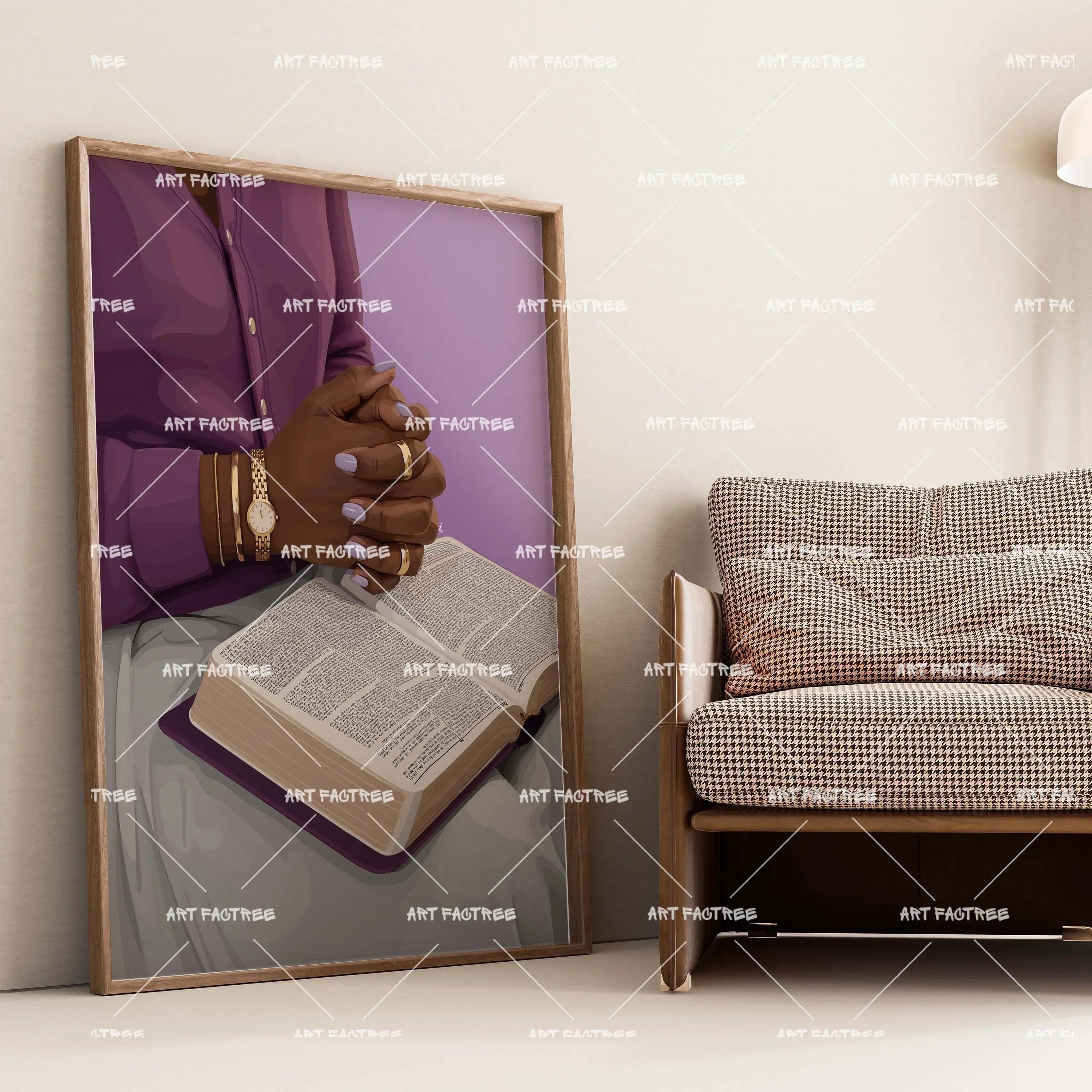 Scripture Study-wall art print featuring decorative artistic design suitable for living rooms, offices, and schools by SmardArt. Elevate your space with Black wall art that speaks to culture, identity, and creativity. At Smard, we celebrate artistry made with melanin, bringing powerful and inspiring designs to life.