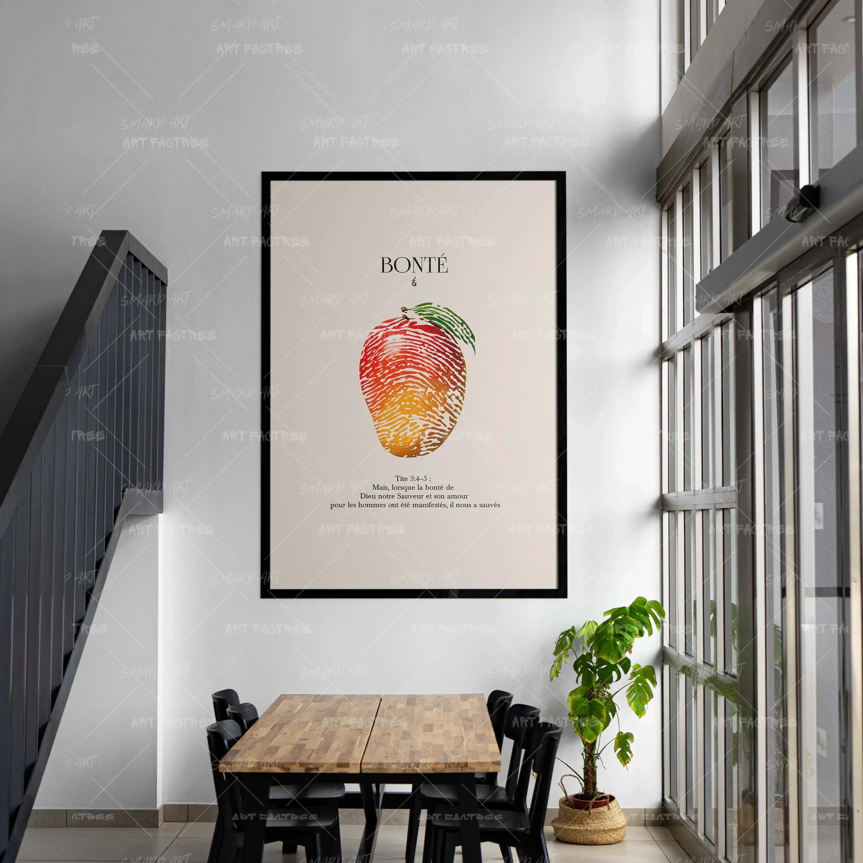 Bonte-wall art print featuring decorative artistic design suitable for living rooms, offices, and schools by SmardArt. Elevate your space with Black wall art that speaks to culture, identity, and creativity. At Smard, we celebrate artistry made with melanin, bringing powerful and inspiring designs to life.