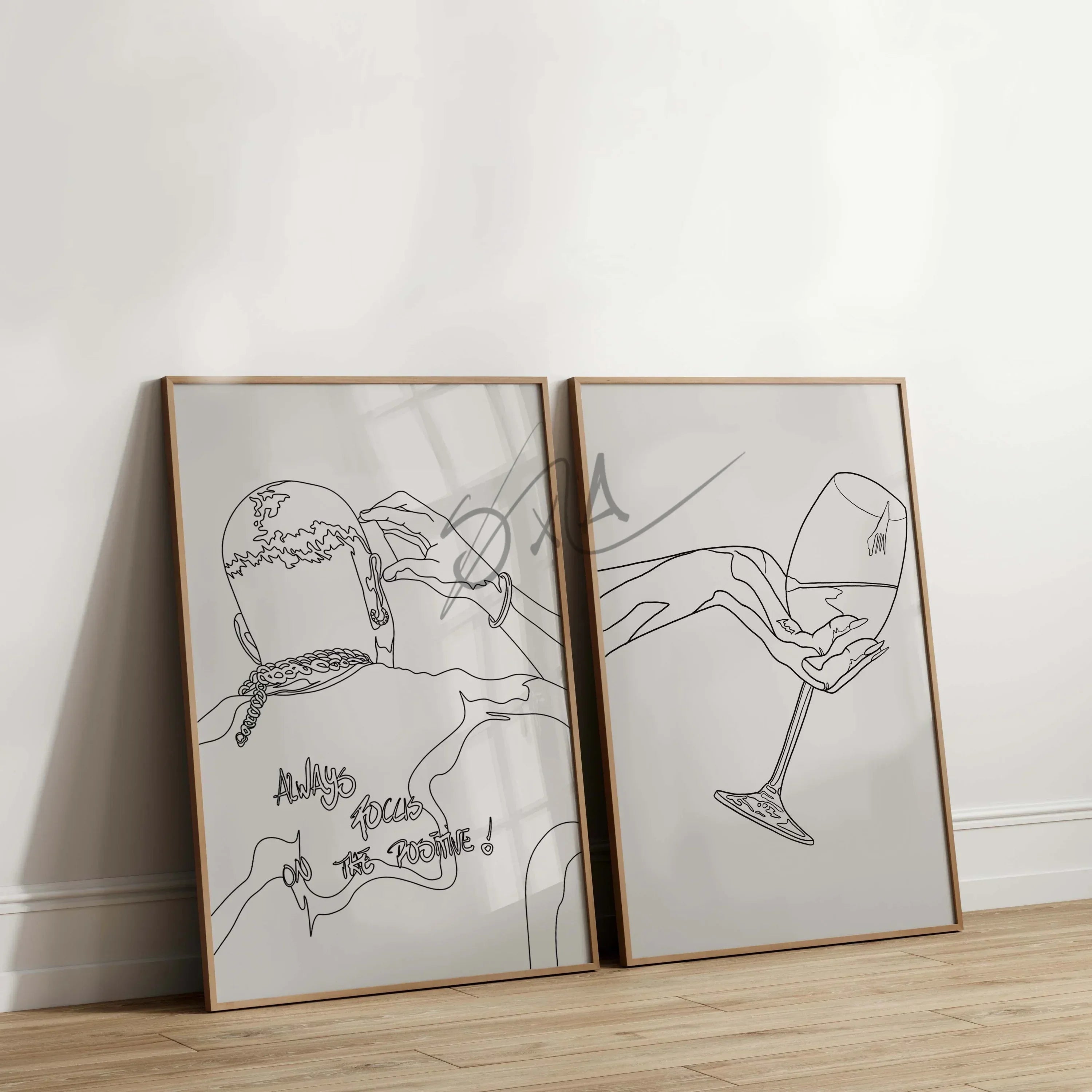 Focus On The Positive Lineart (Smard x Anaya)-Smard