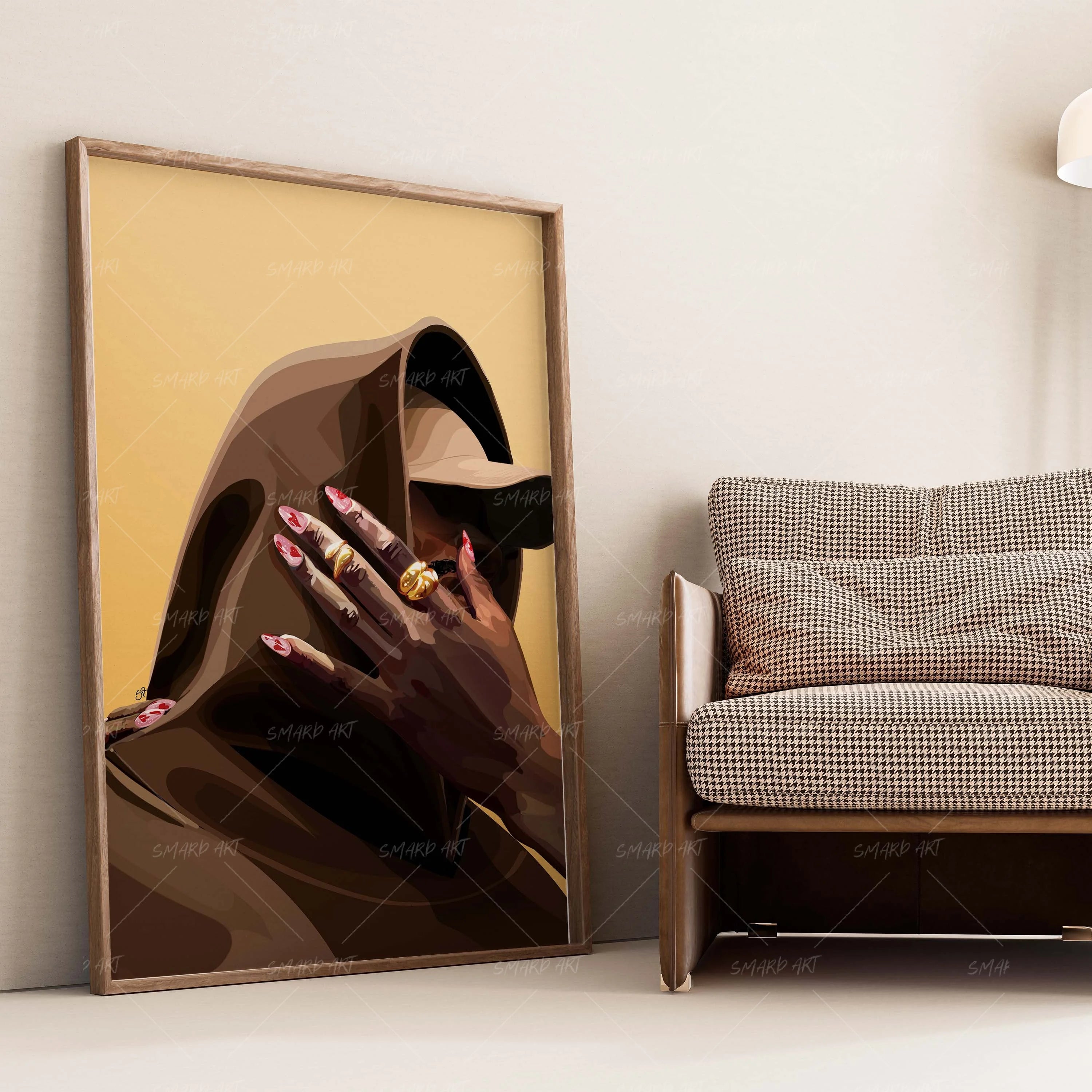 Built On Us-wall art print featuring decorative artistic design suitable for living rooms, offices, and schools by SmardArt. Elevate your space with Black wall art that speaks to culture, identity, and creativity. At Smard, we celebrate artistry made with melanin, bringing powerful and inspiring designs to life.