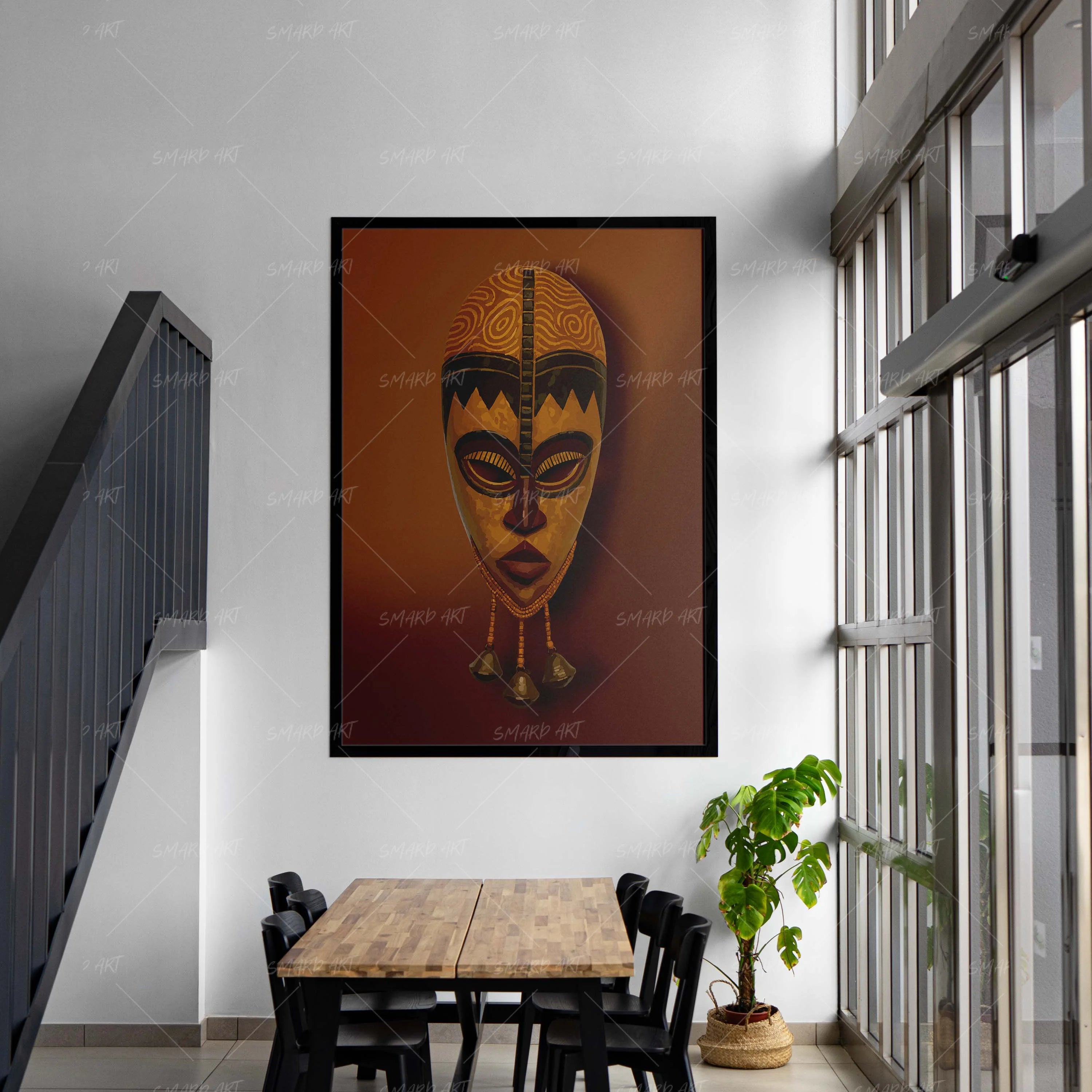 Culture Cast-wall art print featuring decorative artistic design suitable for living rooms, offices, and schools by SmardArt. Elevate your space with Black wall art that speaks to culture, identity, and creativity. At Smard, we celebrate artistry made with melanin, bringing powerful and inspiring designs to life.