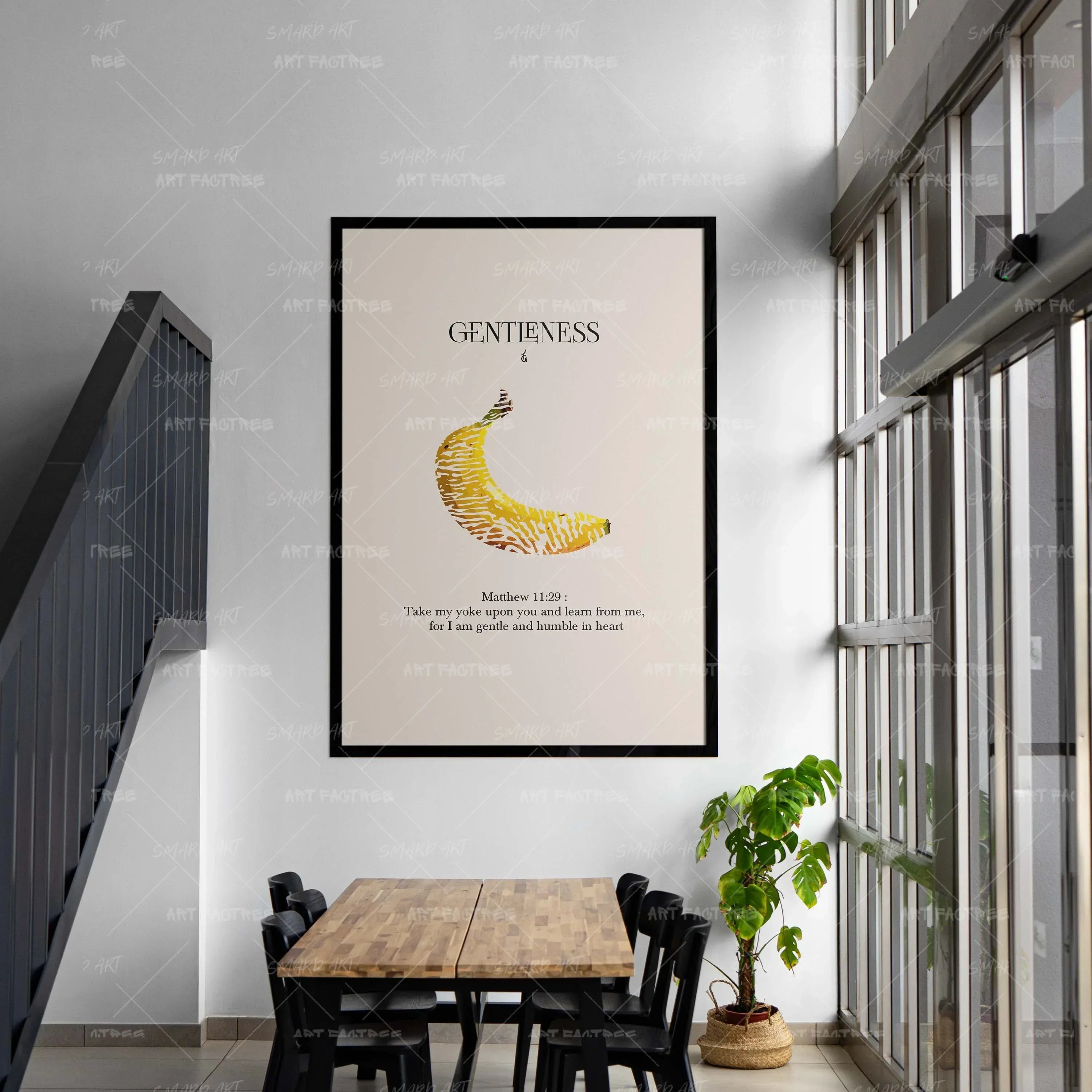 Gentleness-wall art print featuring decorative artistic design suitable for living rooms, offices, and schools by SmardArt. Elevate your space with Black wall art that speaks to culture, identity, and creativity. At Smard, we celebrate artistry made with melanin, bringing powerful and inspiring designs to life.