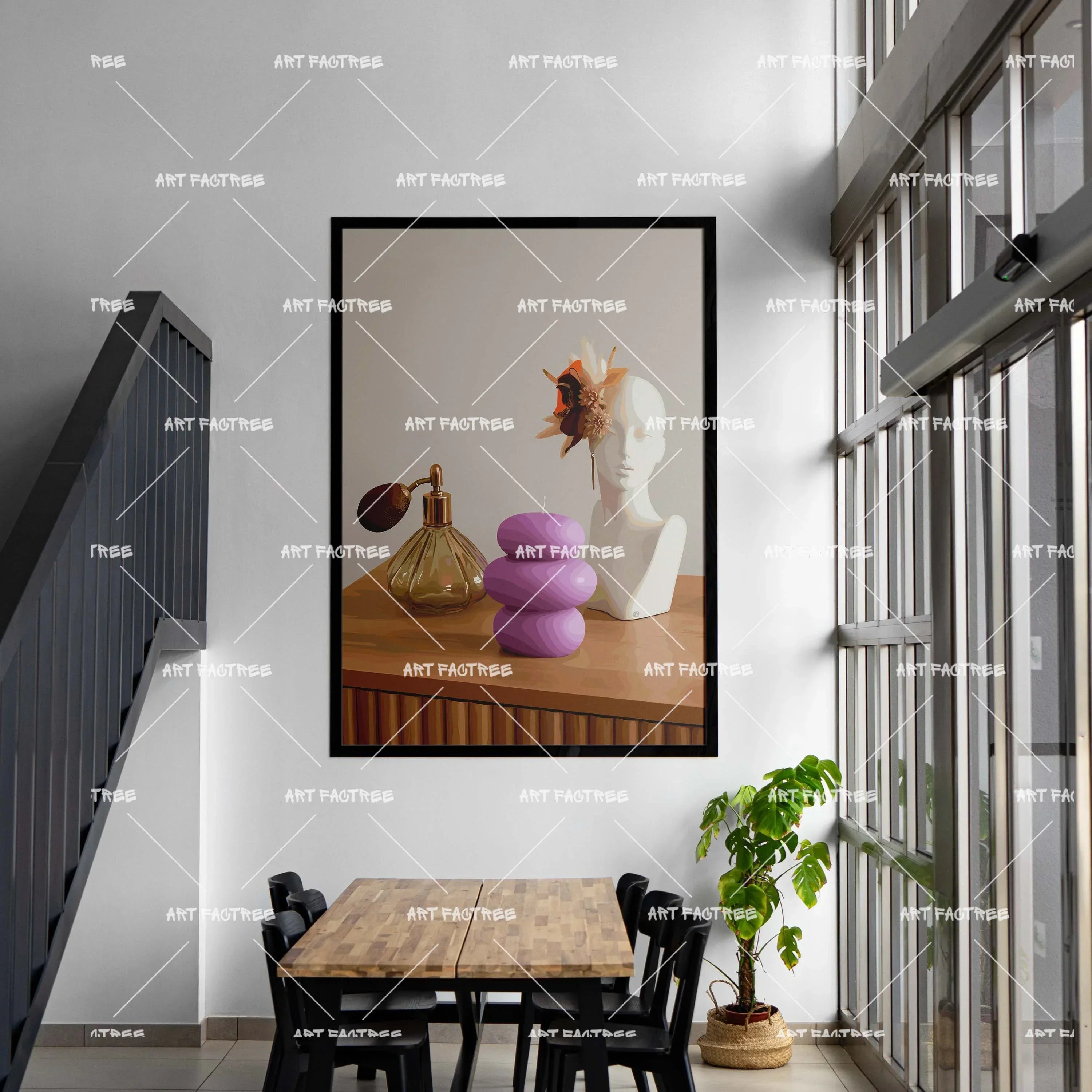 Quiet Corner (Smard X Anaya)-wall art print featuring decorative artistic design suitable for living rooms, offices, and schools by SmardArt. Elevate your space with Black wall art that speaks to culture, identity, and creativity. At Smard, we celebrate artistry made with melanin, bringing powerful and inspiring designs to life.