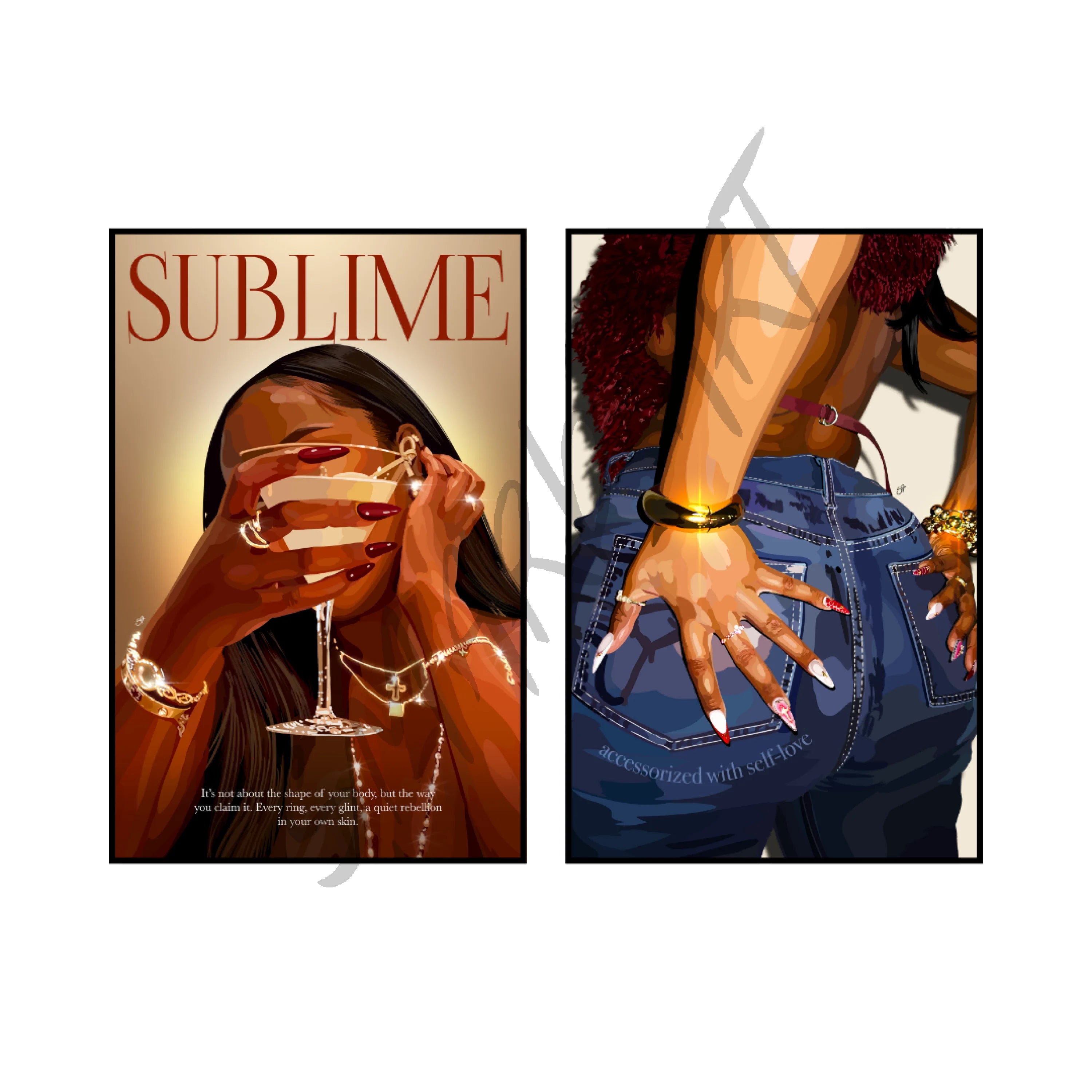 Art Print Bundle : Sublime + With Self Love