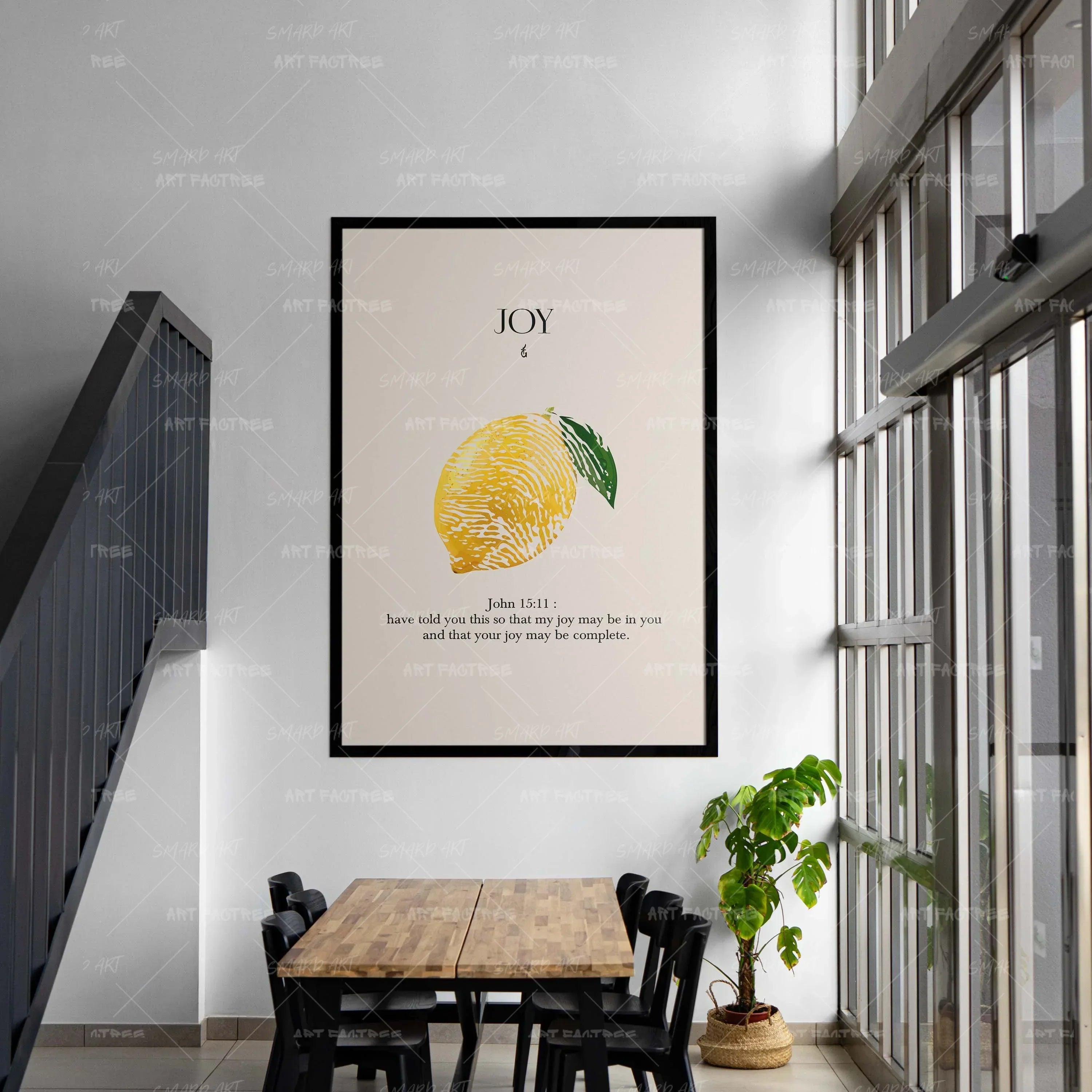 Joy-wall art print featuring decorative artistic design suitable for living rooms, offices, and schools by SmardArt. Elevate your space with Black wall art that speaks to culture, identity, and creativity. At Smard, we celebrate artistry made with melanin, bringing powerful and inspiring designs to life.