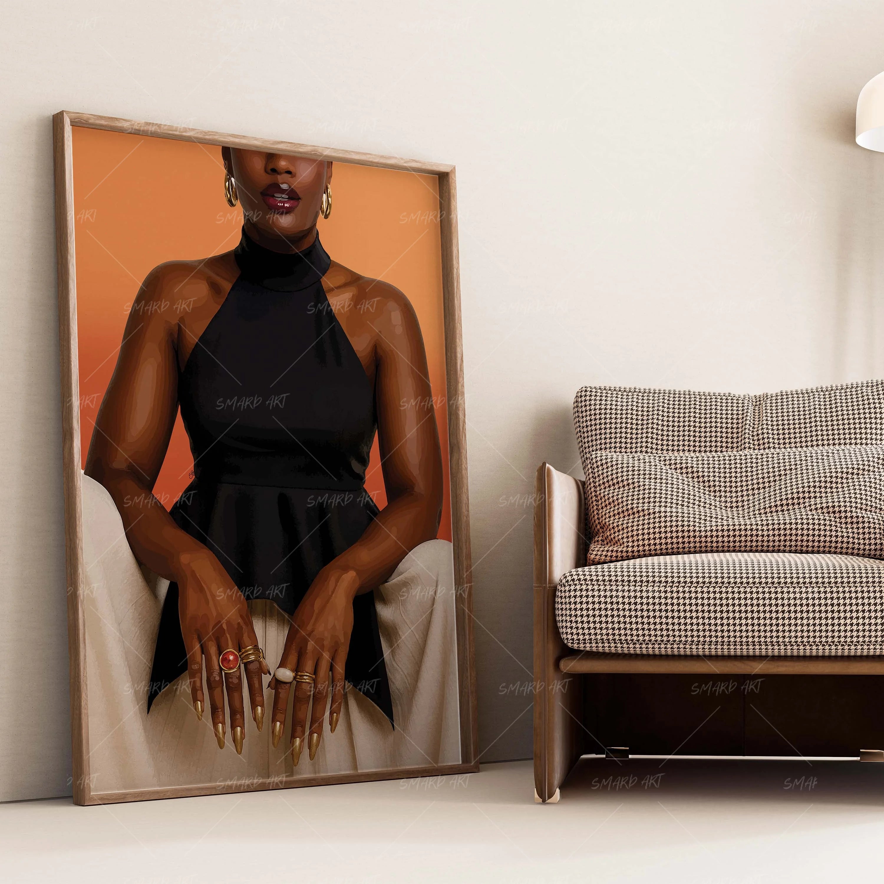 Class Act-wall art print featuring decorative artistic design suitable for living rooms, offices, and schools by SmardArt. Elevate your space with Black wall art that speaks to culture, identity, and creativity. At Smard, we celebrate artistry made with melanin, bringing powerful and inspiring designs to life.