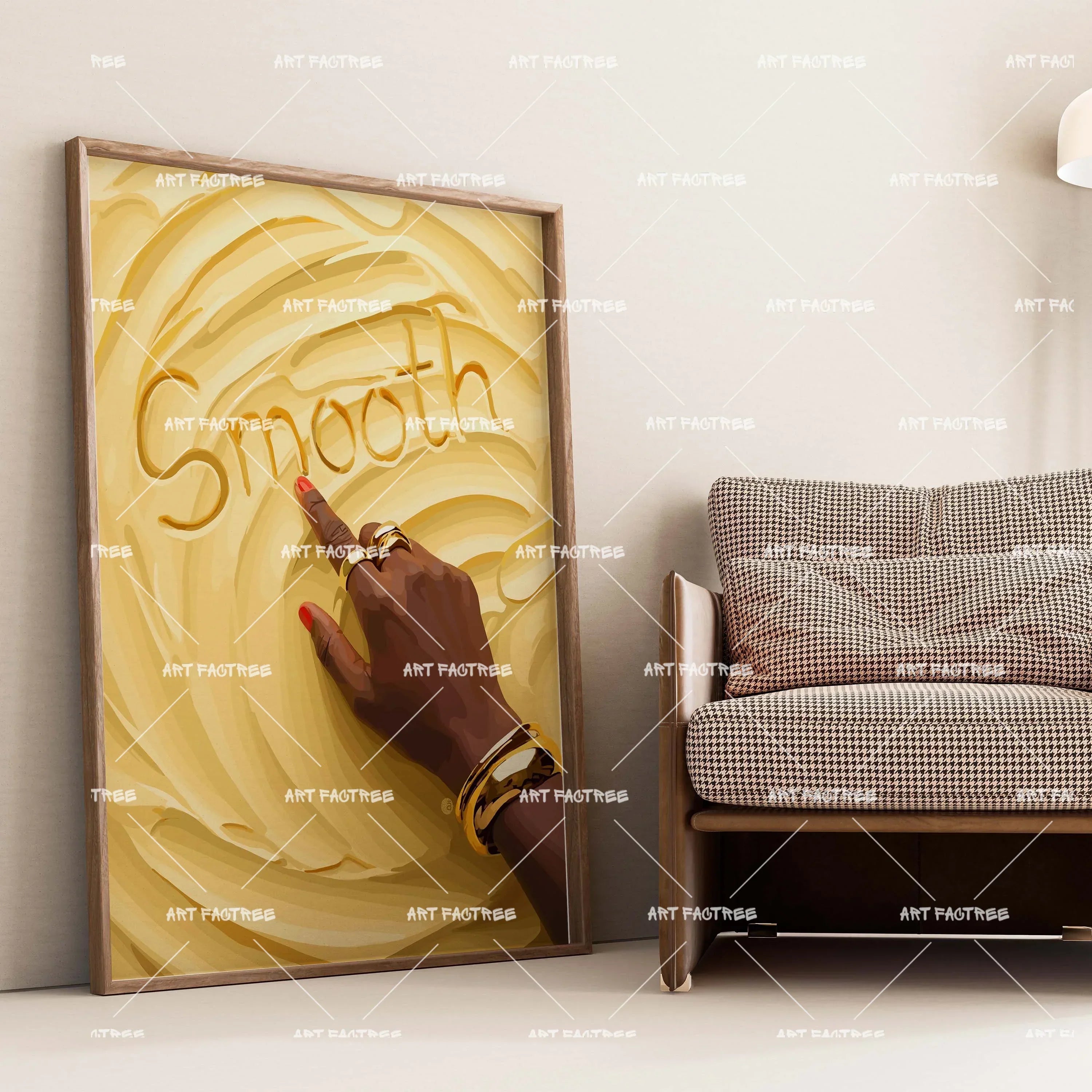 Soft Scoop-wall art print featuring decorative artistic design suitable for living rooms, offices, and schools by SmardArt. Elevate your space with Black wall art that speaks to culture, identity, and creativity. At Smard, we celebrate artistry made with melanin, bringing powerful and inspiring designs to life.
