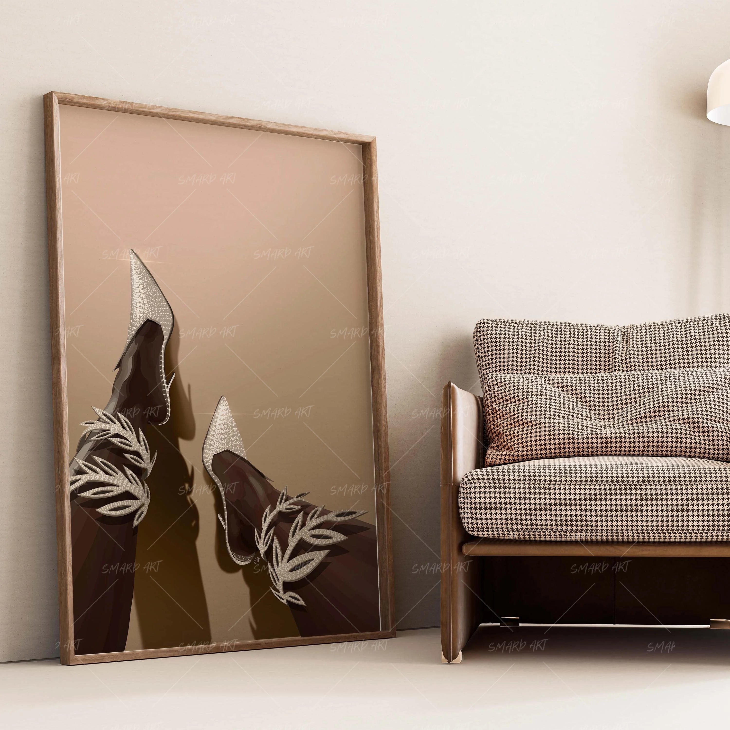 Diamond Stance-wall art print featuring decorative artistic design suitable for living rooms, offices, and schools by SmardArt. Elevate your space with Black wall art that speaks to culture, identity, and creativity. At Smard, we celebrate artistry made with melanin, bringing powerful and inspiring designs to life.