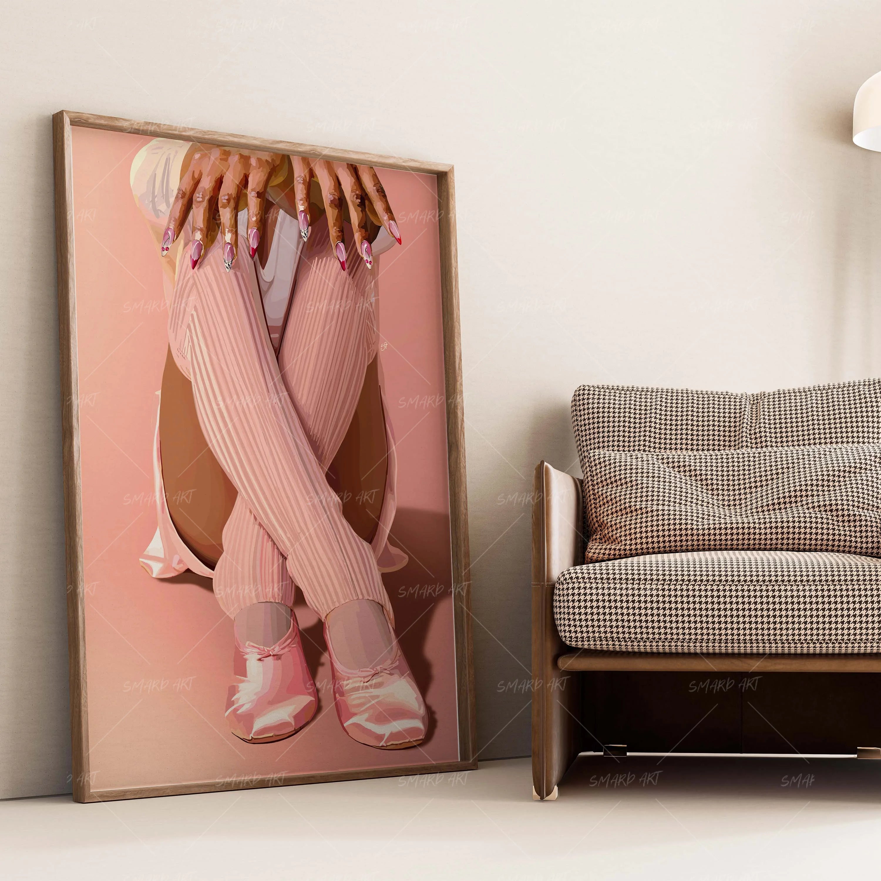 Glamify-wall art print featuring decorative artistic design suitable for living rooms, offices, and schools by SmardArt. Elevate your space with Black wall art that speaks to culture, identity, and creativity. At Smard, we celebrate artistry made with melanin, bringing powerful and inspiring designs to life.
